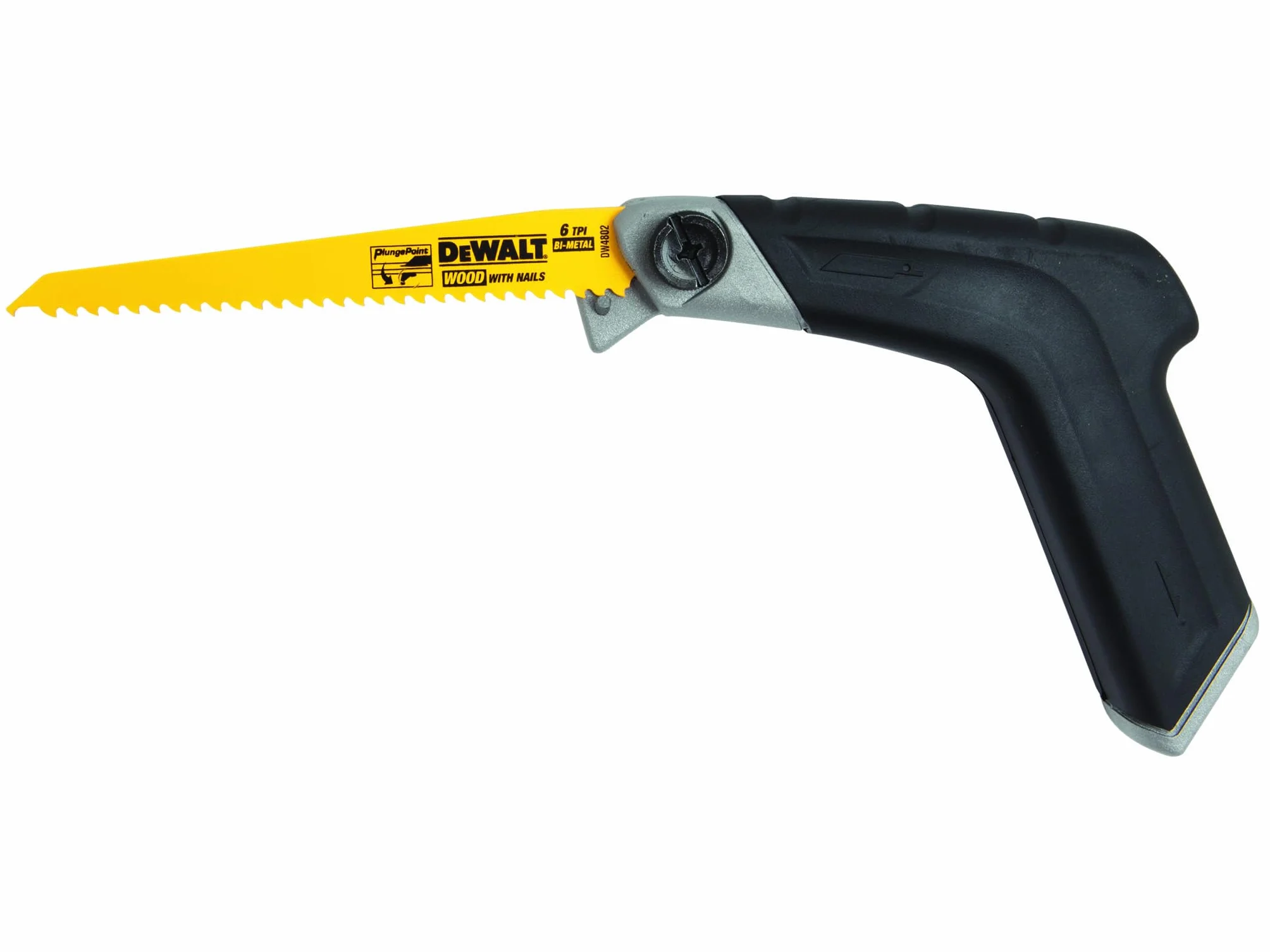 DeWALT Piła do metalu 5 w 1 300 mm 30,5 cm wysokie napięcie bezpiecznie utrzymuje ostrze do 150 kg ostrze można ustawić na 45 lub 90 stopni dla standardowych lub równych cięć piła do metalu przedni