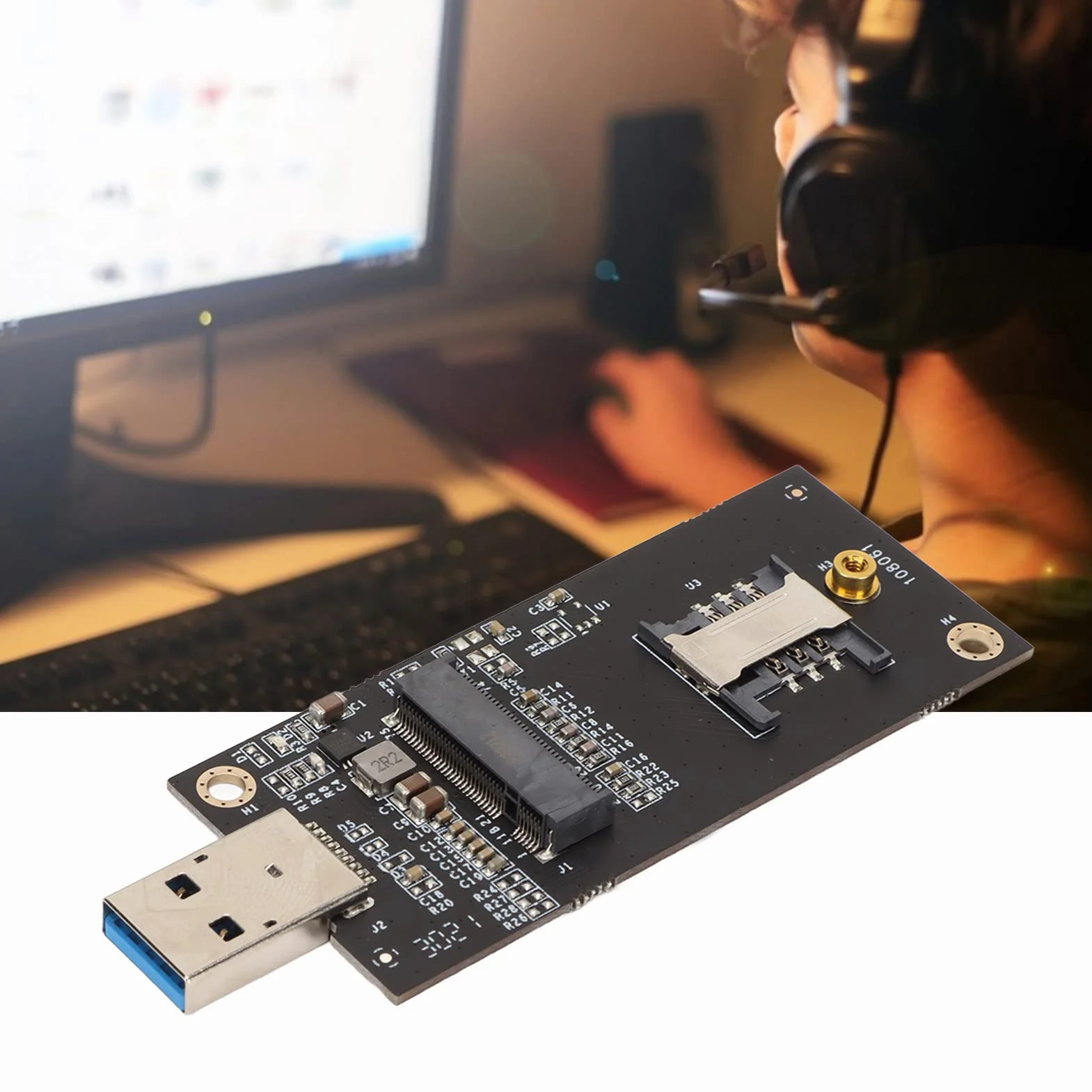 Karta Adaptera NGFF na USB 3.0 Moduł Interfejsu 3G 4G WWAN LTE M.2 dla Systemu Linux