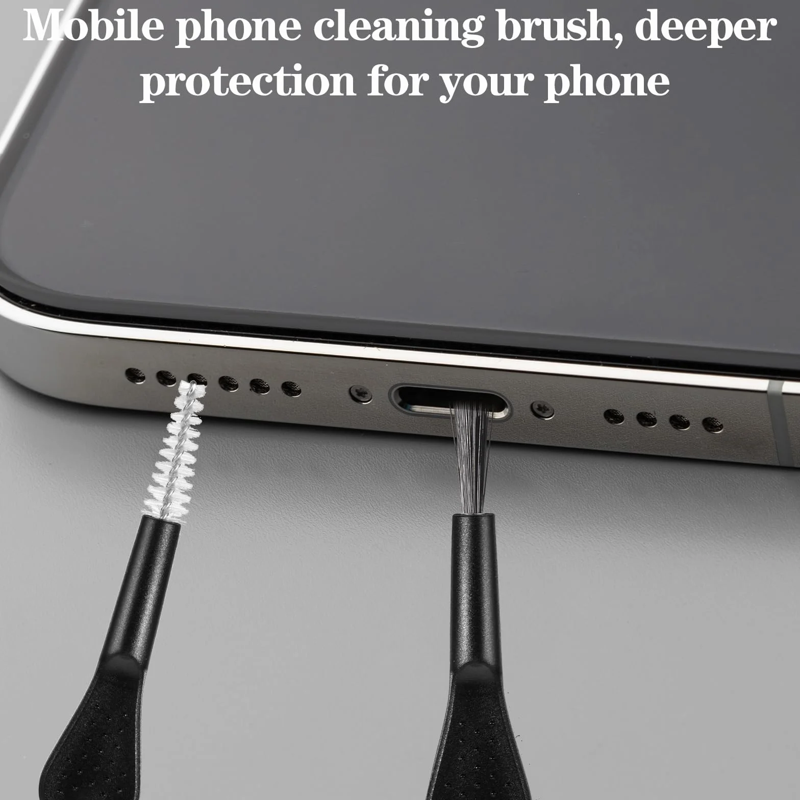 Zestaw ochrony USB C z osłonami przeciwpyłowymi, wkładami do gniazd słuchawkowych i szczotkami
