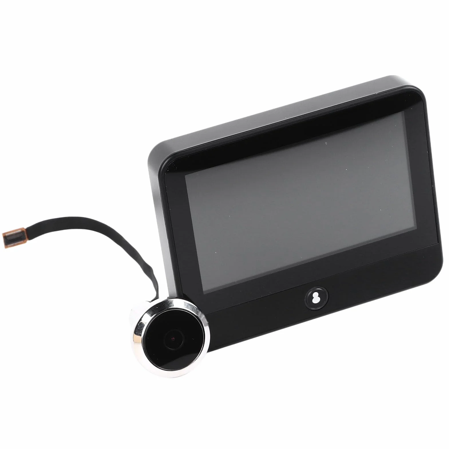 Cyfrowy wizjer do drzwi, kamera z wizjerem HD 1080P z kolorowym ekranem LCD, detekcją ruchu i szerokim kątem 120°, kamera wideo z wizjerem WiFi Wbudowany akumulator do domu