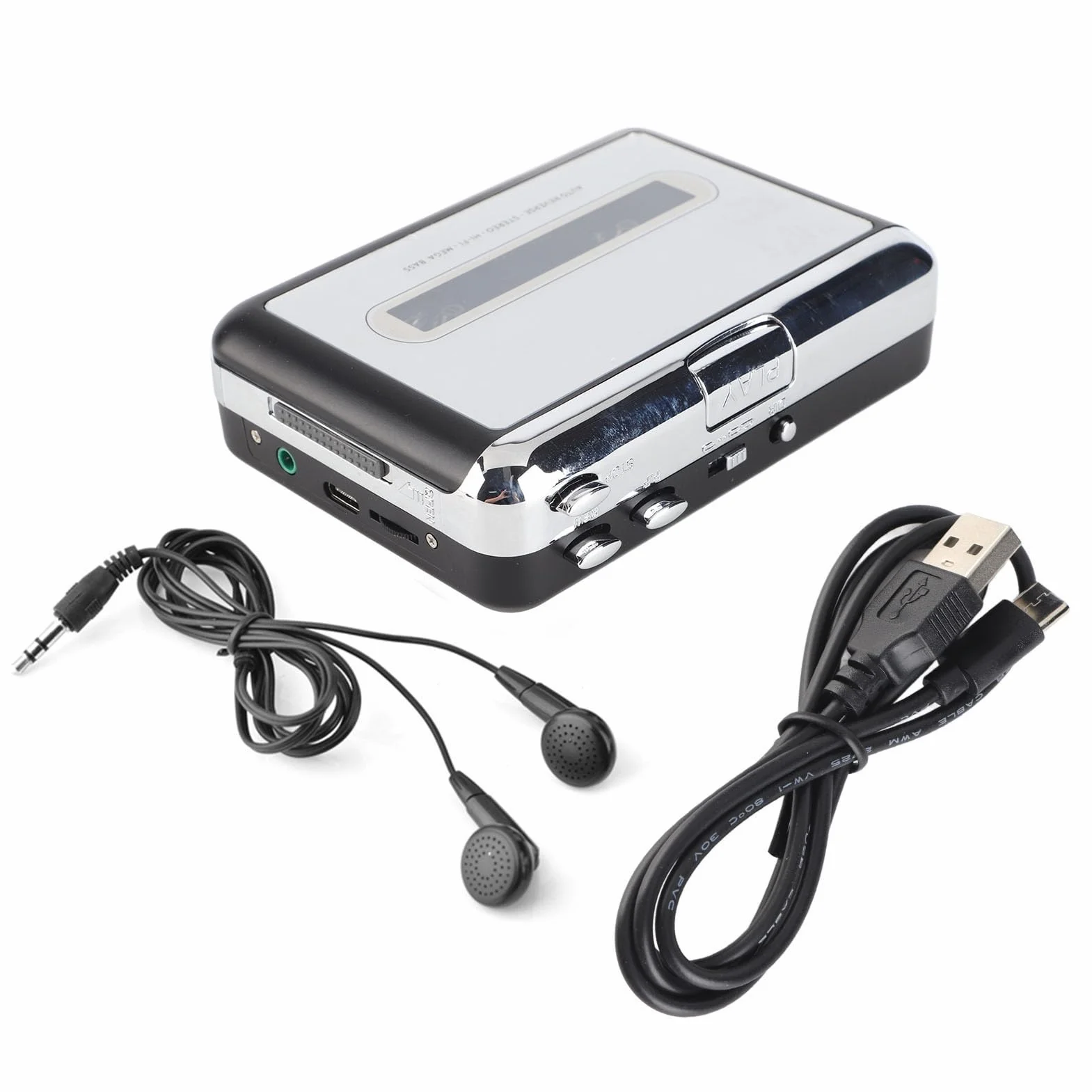 Odtwarzacz Kasetowy USB Kaseta Konwerter CD Mp3 Przechwytywanie Audio z Słuchawkami