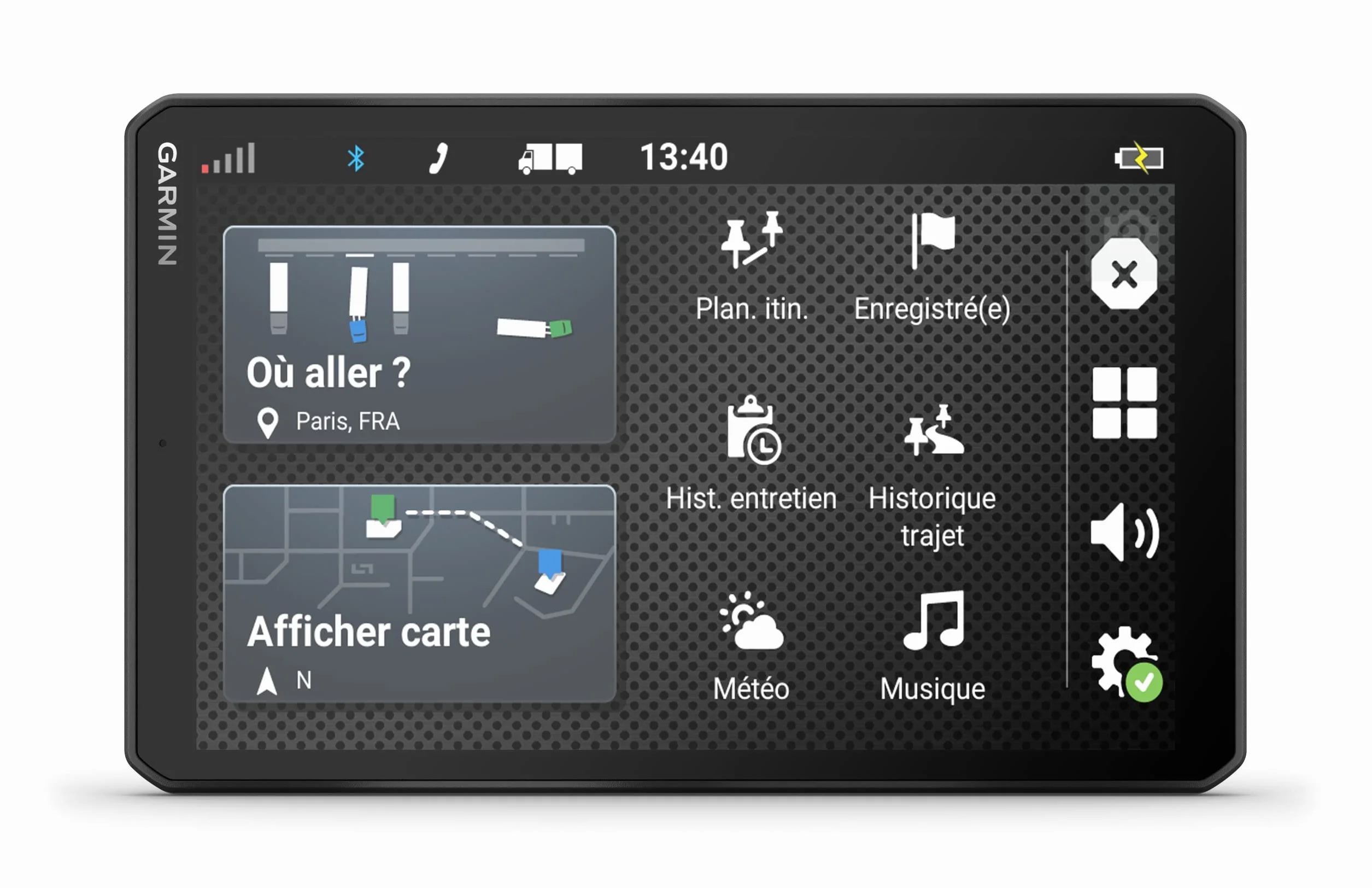 Garmin dēzl LGV810 nawigacja 8" 20,3 cm do samochodów ciężarowych