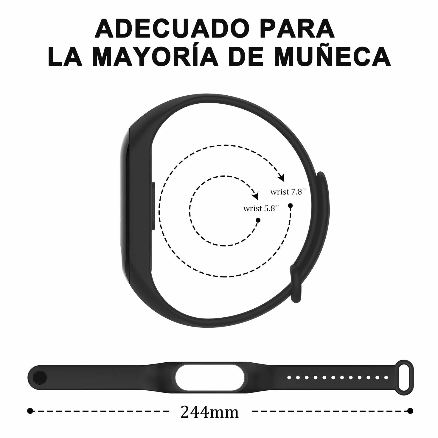 BANGTING 5 PCS Pasek Kompatybilny z Xiaomi Mi Band 3/4, Silikonowy Zegarek Wymiana