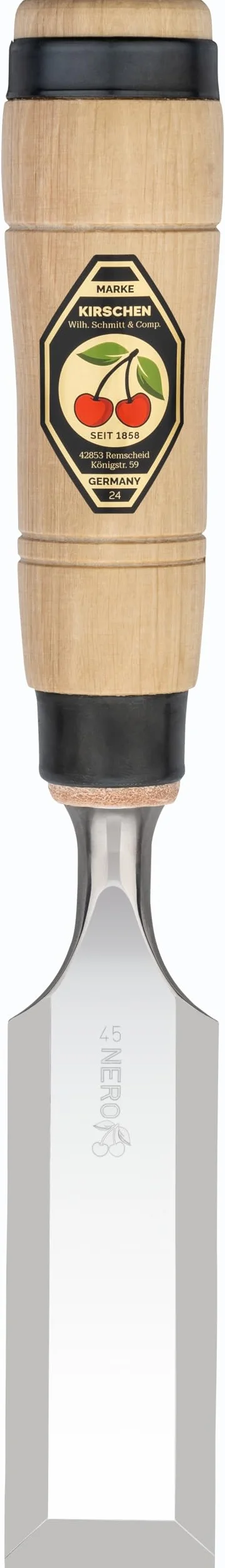 Kirschen 1205045 45 mm numer 1205 dłuto stolarskie z uchwytem grabu - wielokolorowe