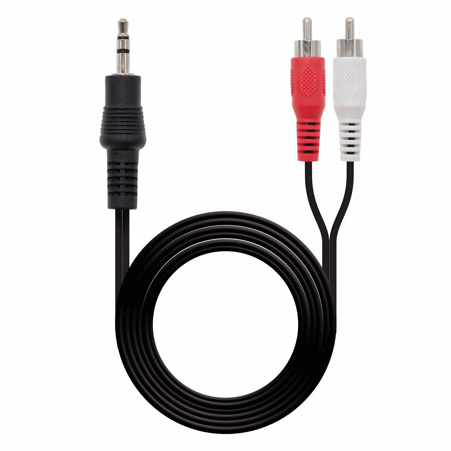 Nanocable kabel audio stereo 2 cinch JACK 3.5 M-2 x RCA M 3,0 m czarny
