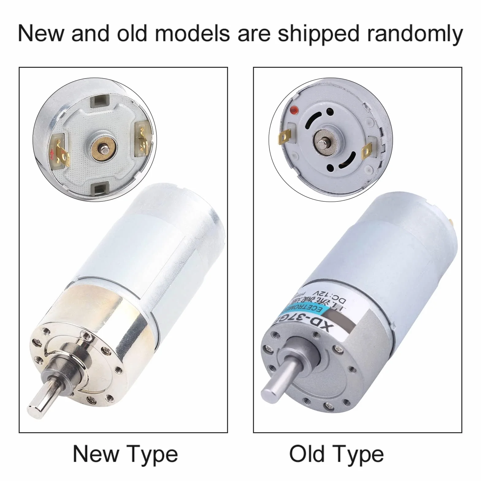 Mini Getriebemotor DC12V 15W 500RPM 37GB555 High Torque Electric Speed Reduction DC Getriebemotor