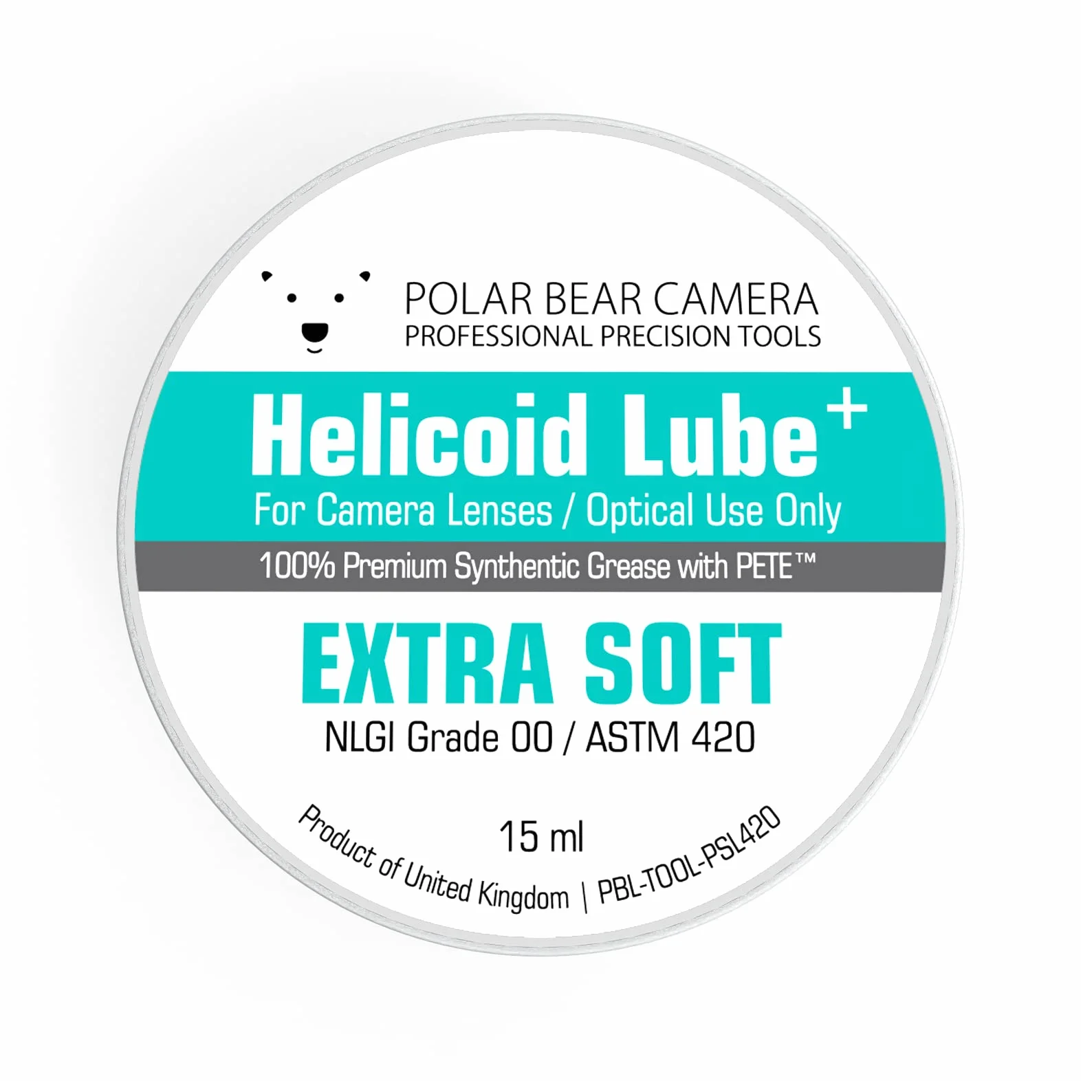Helicoid Lube+ smar do amortyzatorów do soczewek aparatu, pierścień ostrości, 15 ml, bardzo miękki - 15 ml