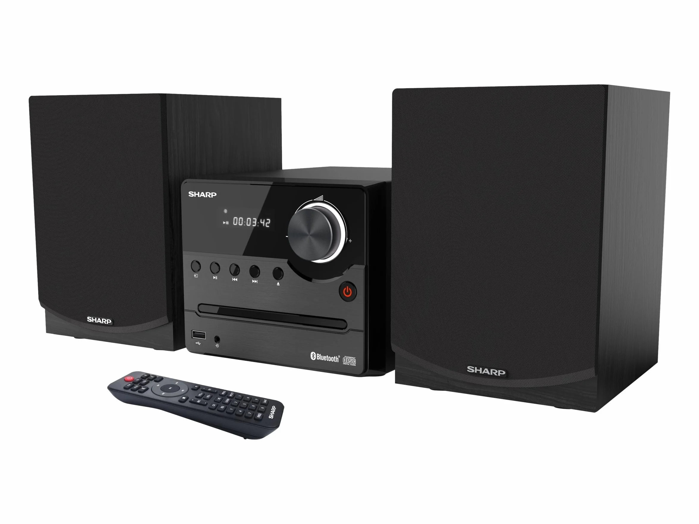 Sharp XL-B512(BK) Kompaktowy Zestaw Stereo Czarny
