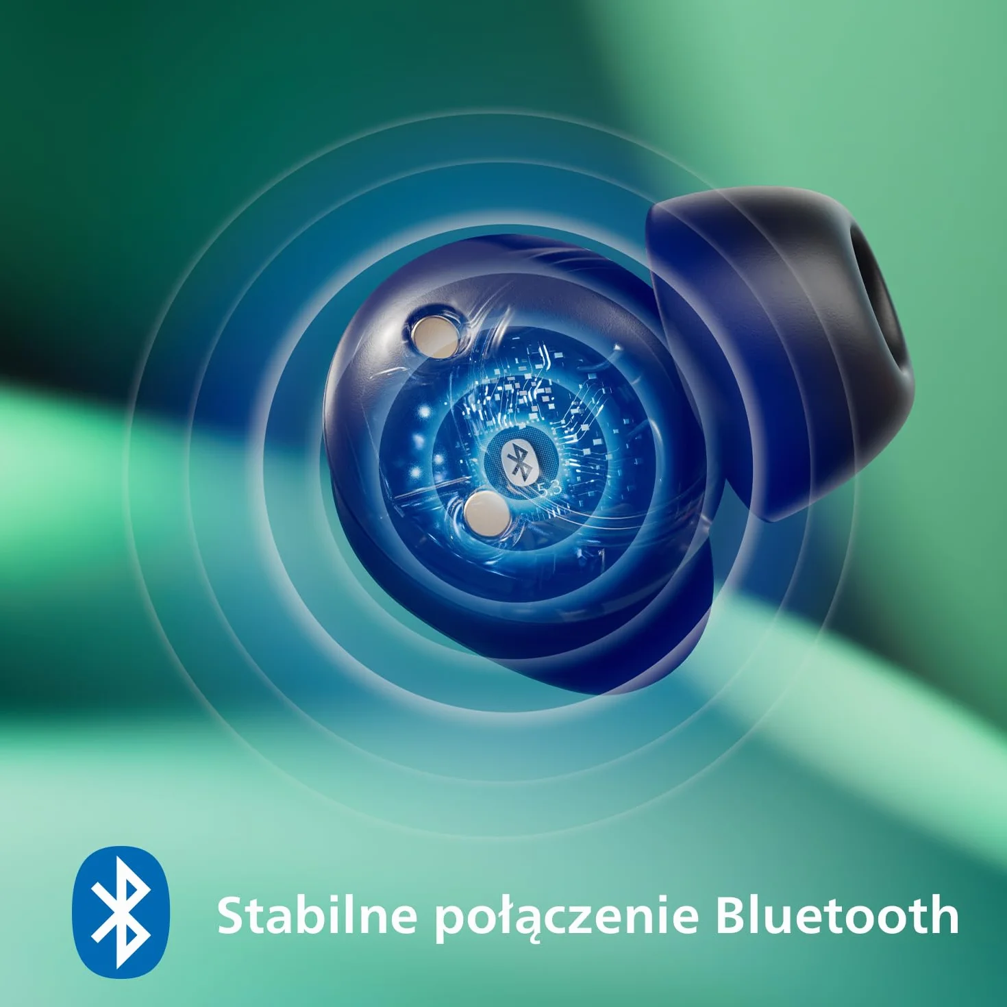 Philips TAT1209BK True Wireless Słuchawki Douszne Bluetooth Czarne In Ear