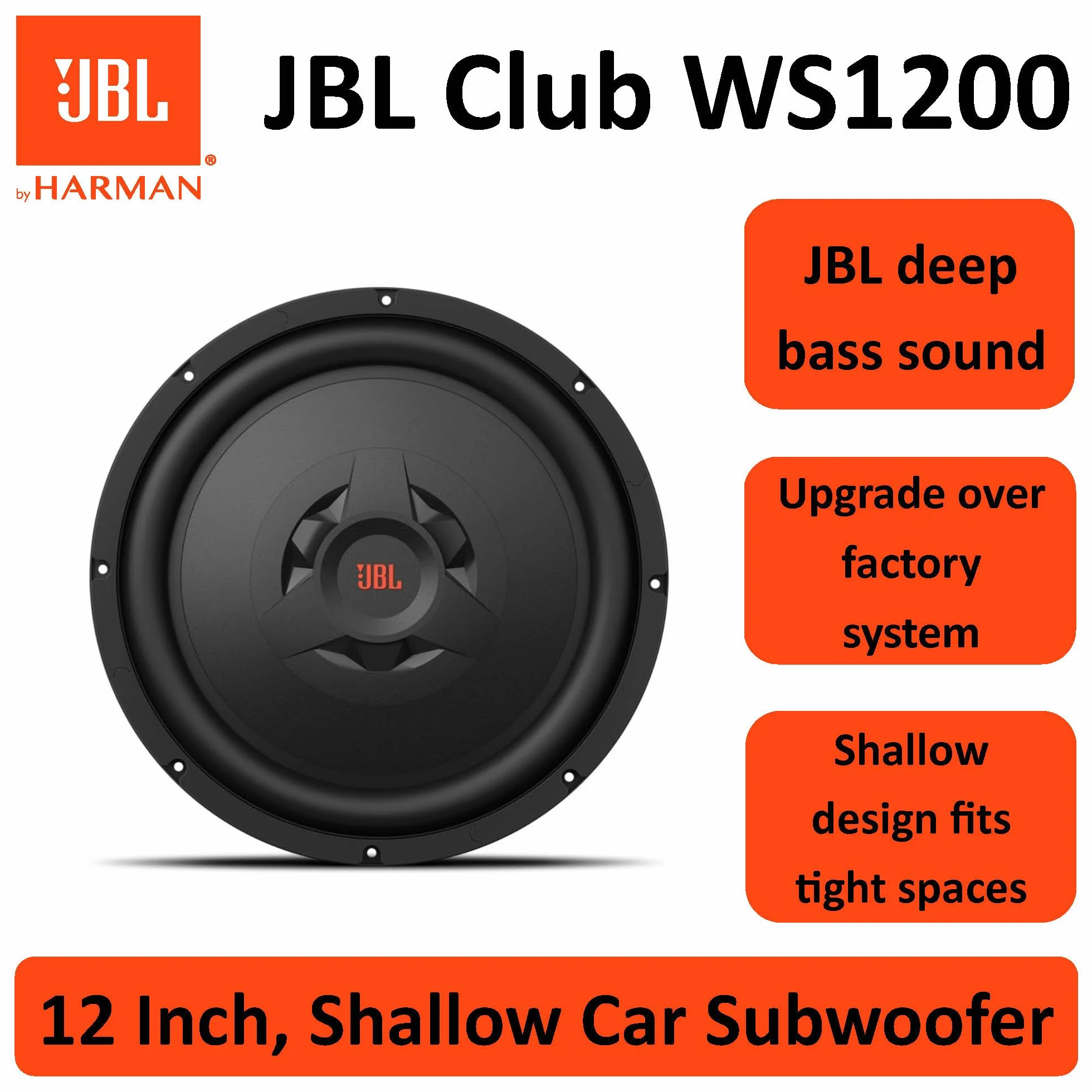 JBL CLUBWS1200 Podwozie do subwoofera 1000 W 4Ω