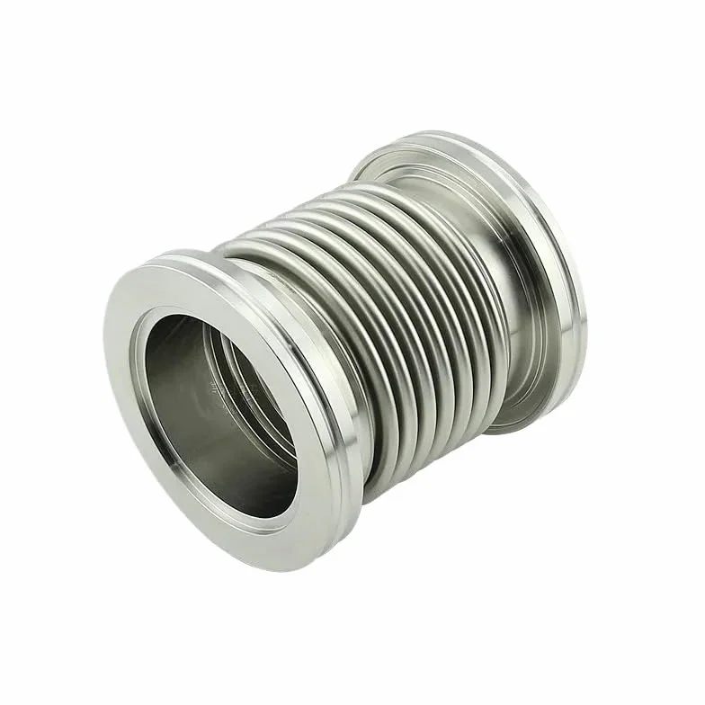 100 elastycznych mieszków ze stali nierdzewnej — szybkozłączki kołnierzowe do rur podciśnieniowych, D130mm, 304, 1 szt.(250mm)