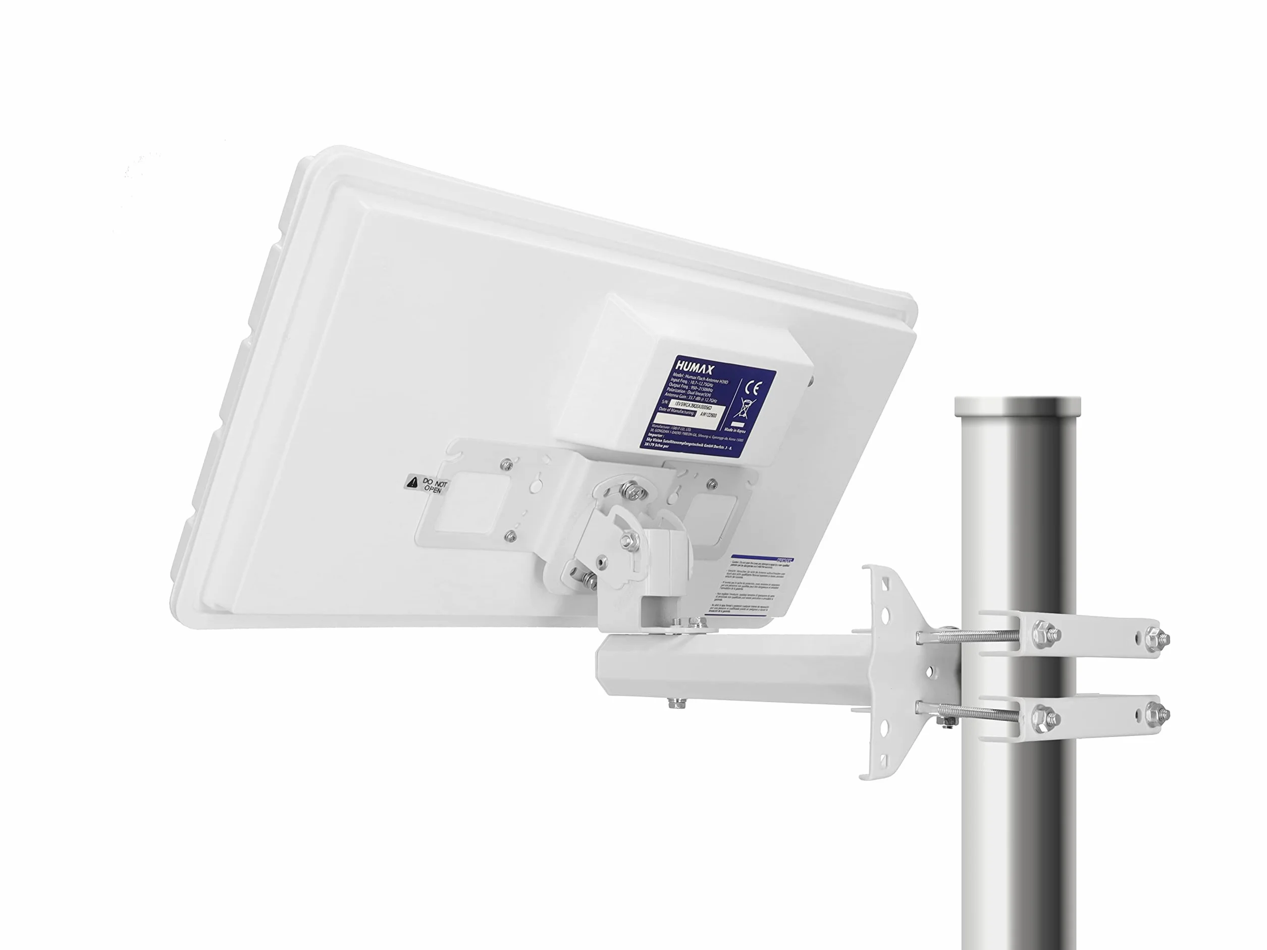 HUMAX płaska antena satelitarna H39D SAT Single-LNB biała