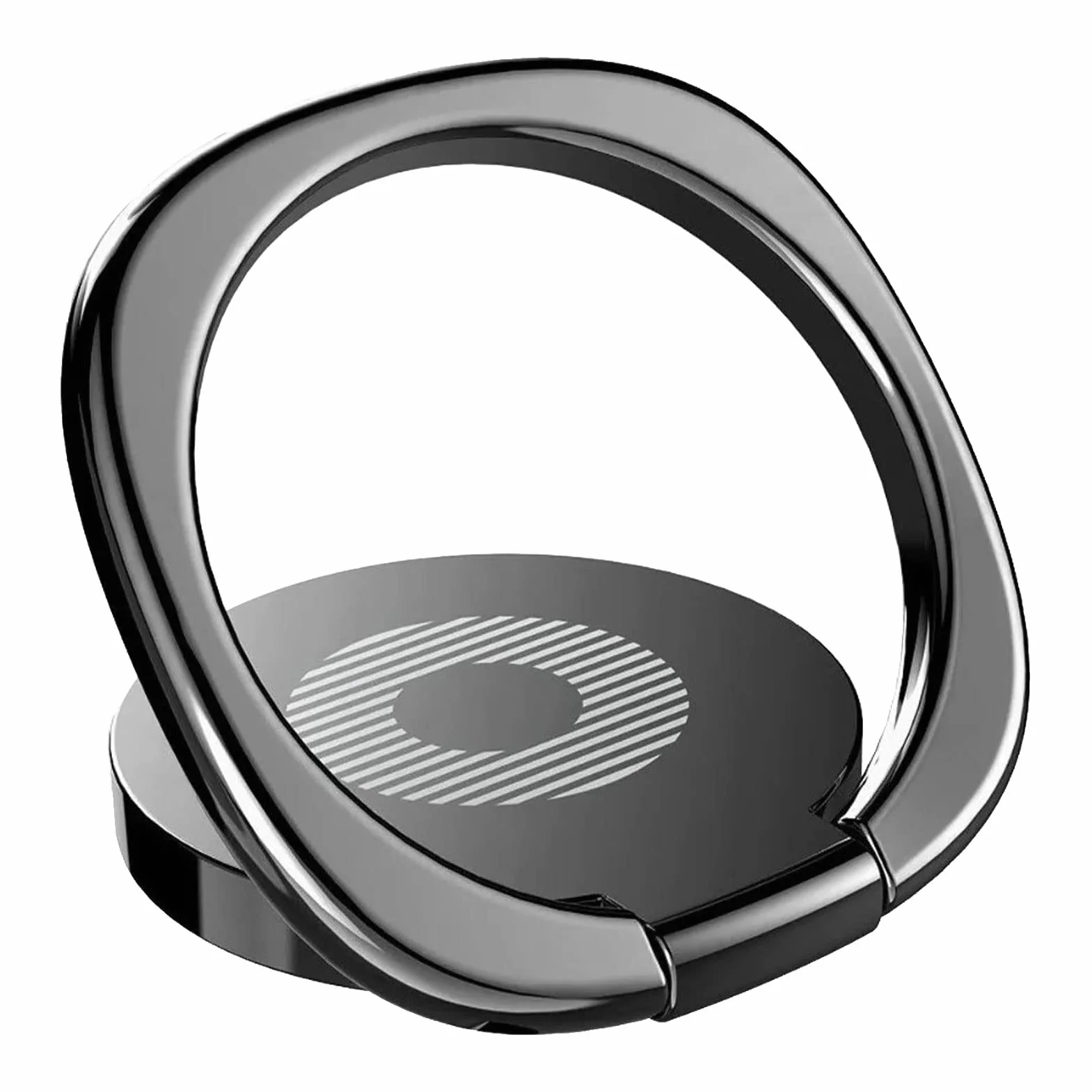 Uchwyt do Telefonu z Polerowanego Metalu Obrót o 360° Pierścień do Telefonu
