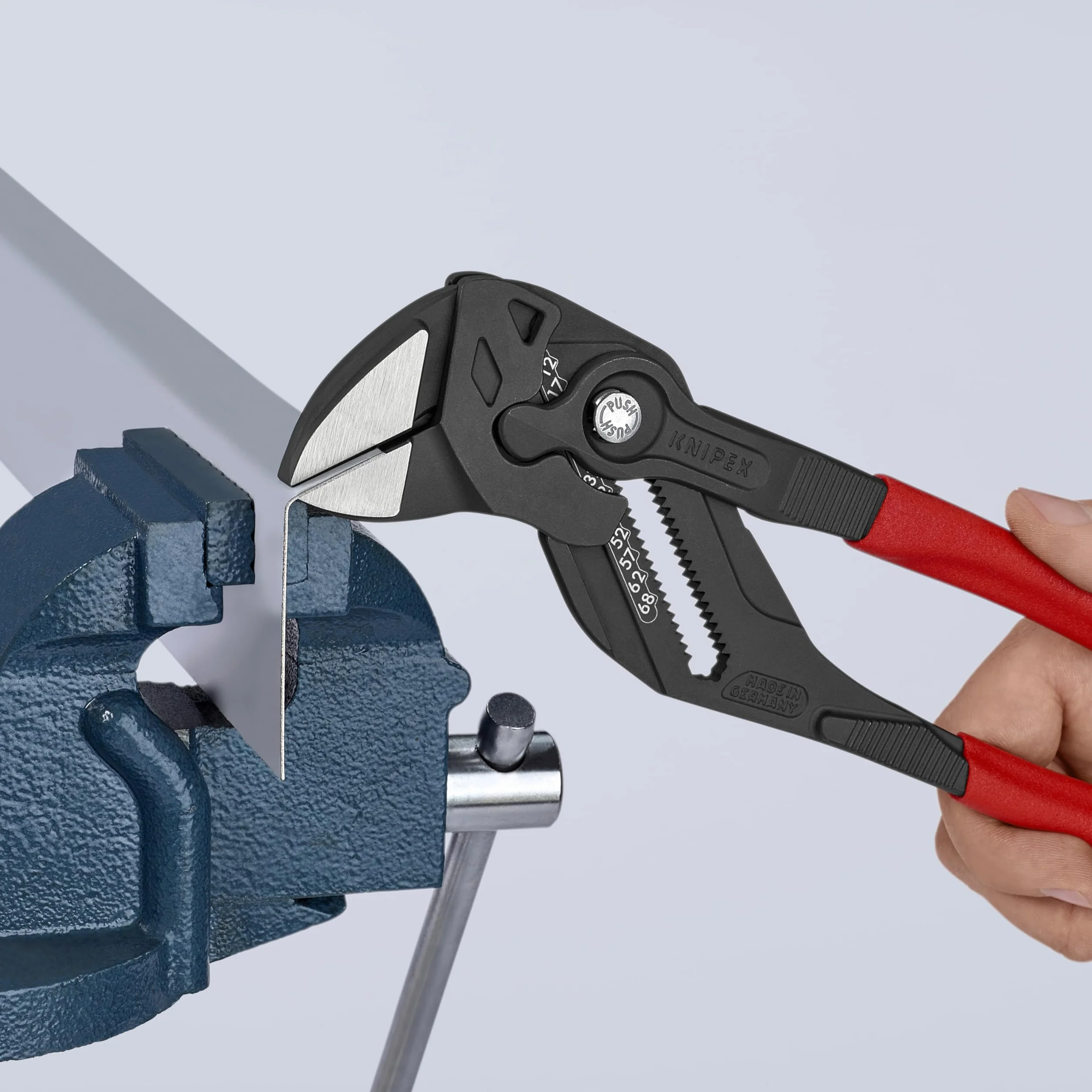 Knipex - Zestaw 3 szt. czarnych szczypiec (17.8 cm, 25.4 cm i 30.5 cm) (002006US3)