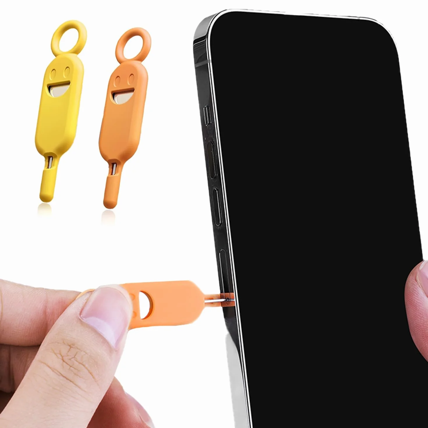 Adapter karty SIM 2 sztuki, Pop-Up Pin, uniwersalny, kompatybilny z telefonami i tabletami