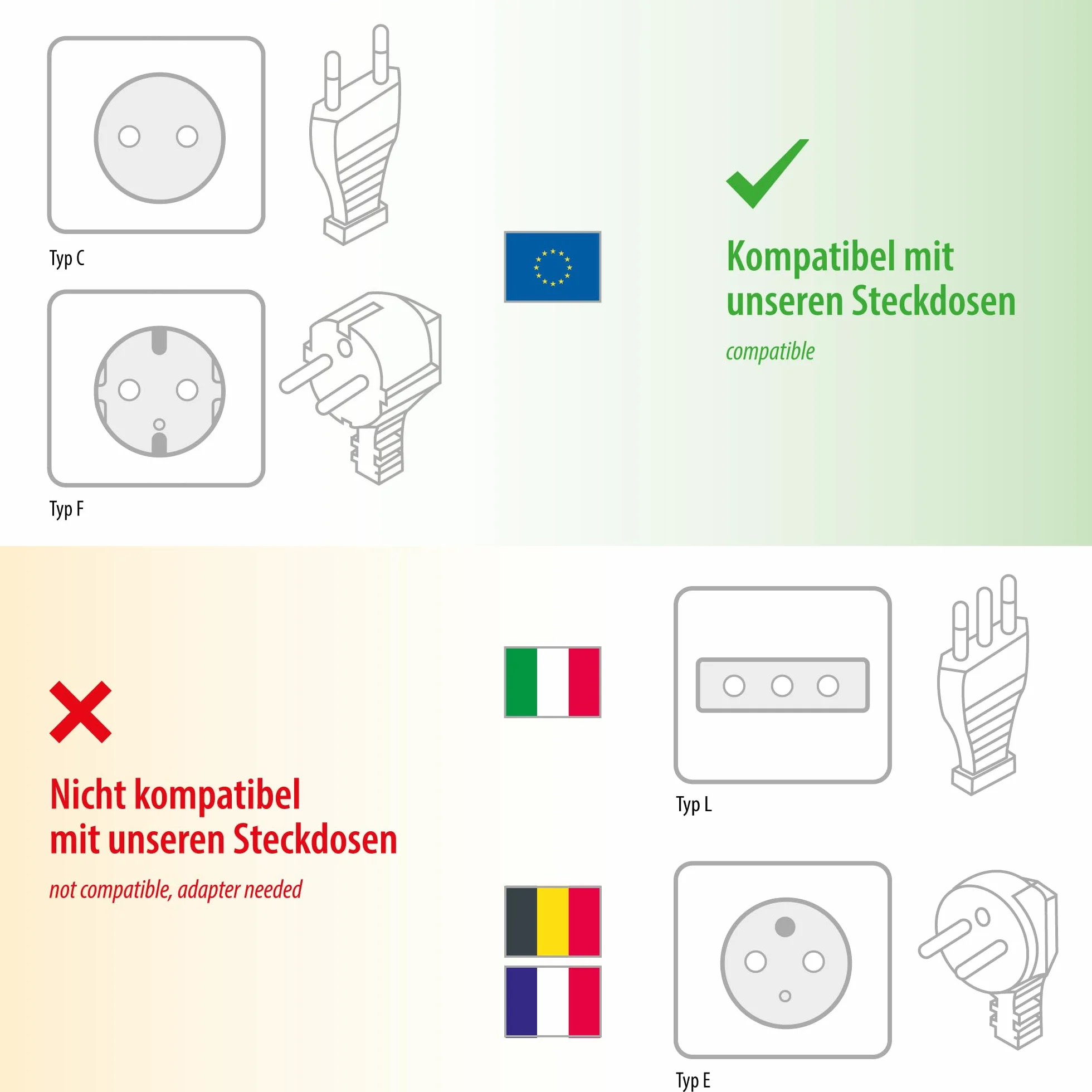 ledscom.de Lampka nocna/lampka do czytania LESCH, gęsia szyja, przełącznik, chrom/biały, 1x GU10 maks. 10W