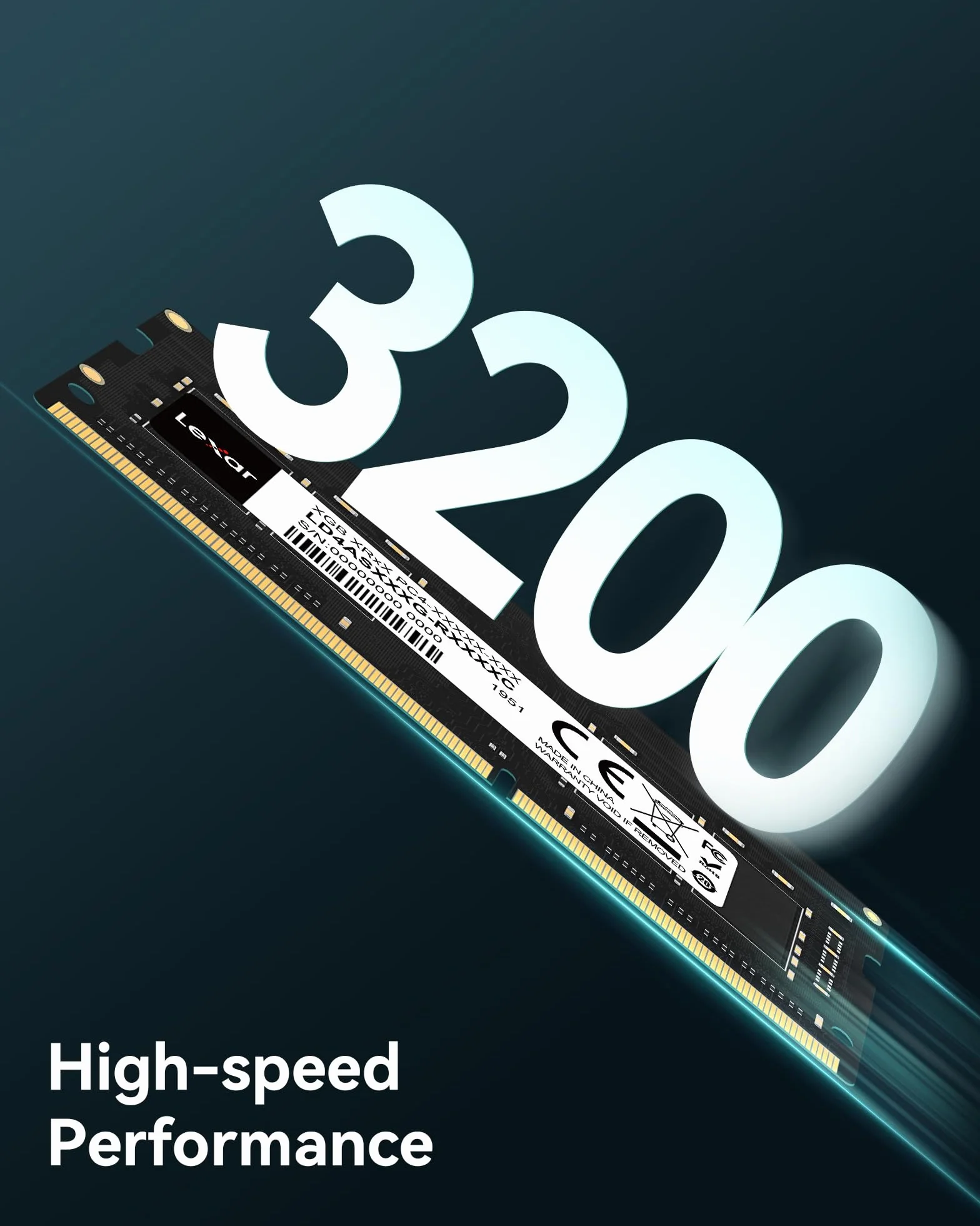 Lexar 16 GB DDR4 RAM 3200 MHz 260-pin SODIMM do laptopa
