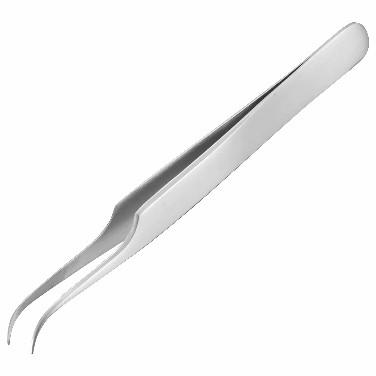 drobna pęseta ze stali nierdzewnej (zakrzywiony styl), długość 120 mm. ENGINEER pt-06