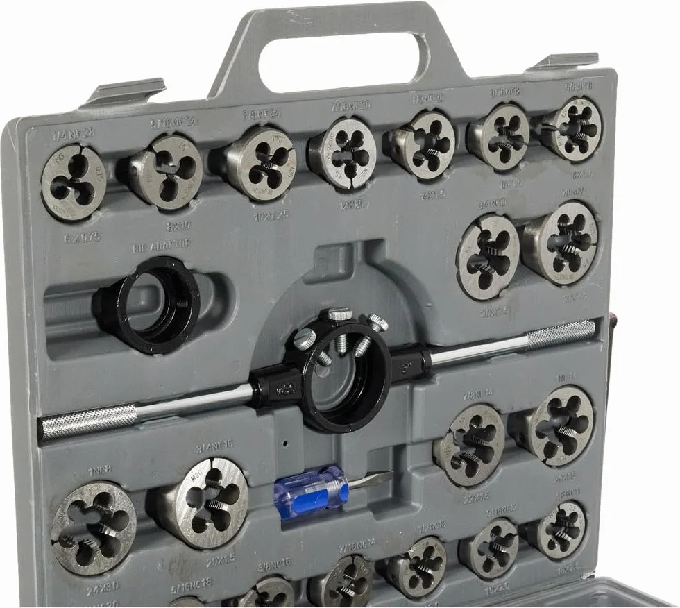 Mannesmann M53245 zestaw gwintowników 45 szt. w walizce z tworzywa sztucznego,