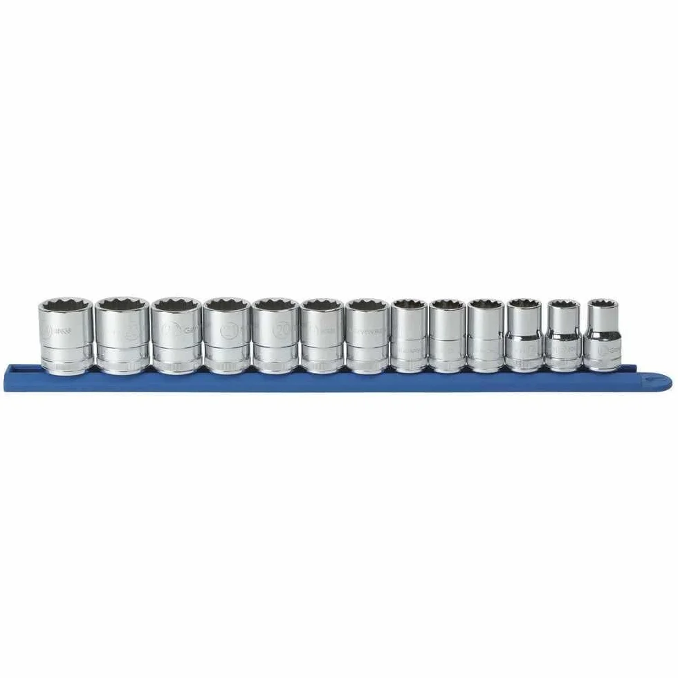 GEARWRENCH Standardowy zestaw gniazd metrycznych 1/2", 12-punktowy, 13 szt. - 80710D