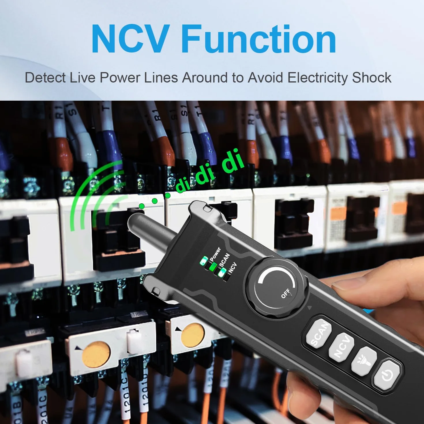 NOYAFA Tester kabli sieciowych ze skanerem IP, tester Ethernet CAT5E CAT6, test Ping PoE, miganie portów, toner kablowy TDR do RJ11 RJ45 Ethernet