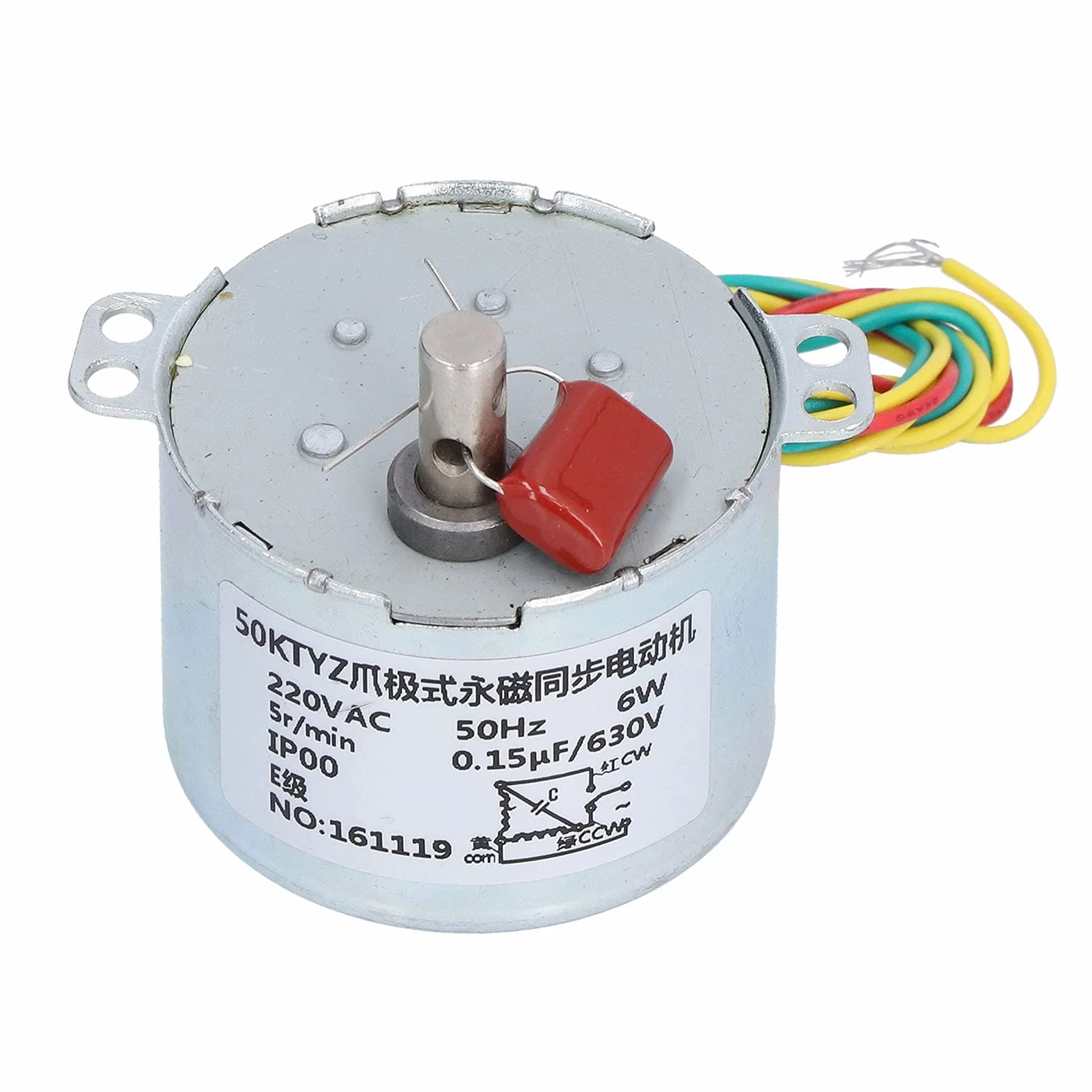 ViaGasaFamido AC220V 5RPM 50KTYZ Motoreduktor Silnik Redukcyjny Wysoki Moment Obrotowy Elektryczny Mikro Motoreduktor Redukcyjny średnica Skrzyni Biegów,Motoreduktor