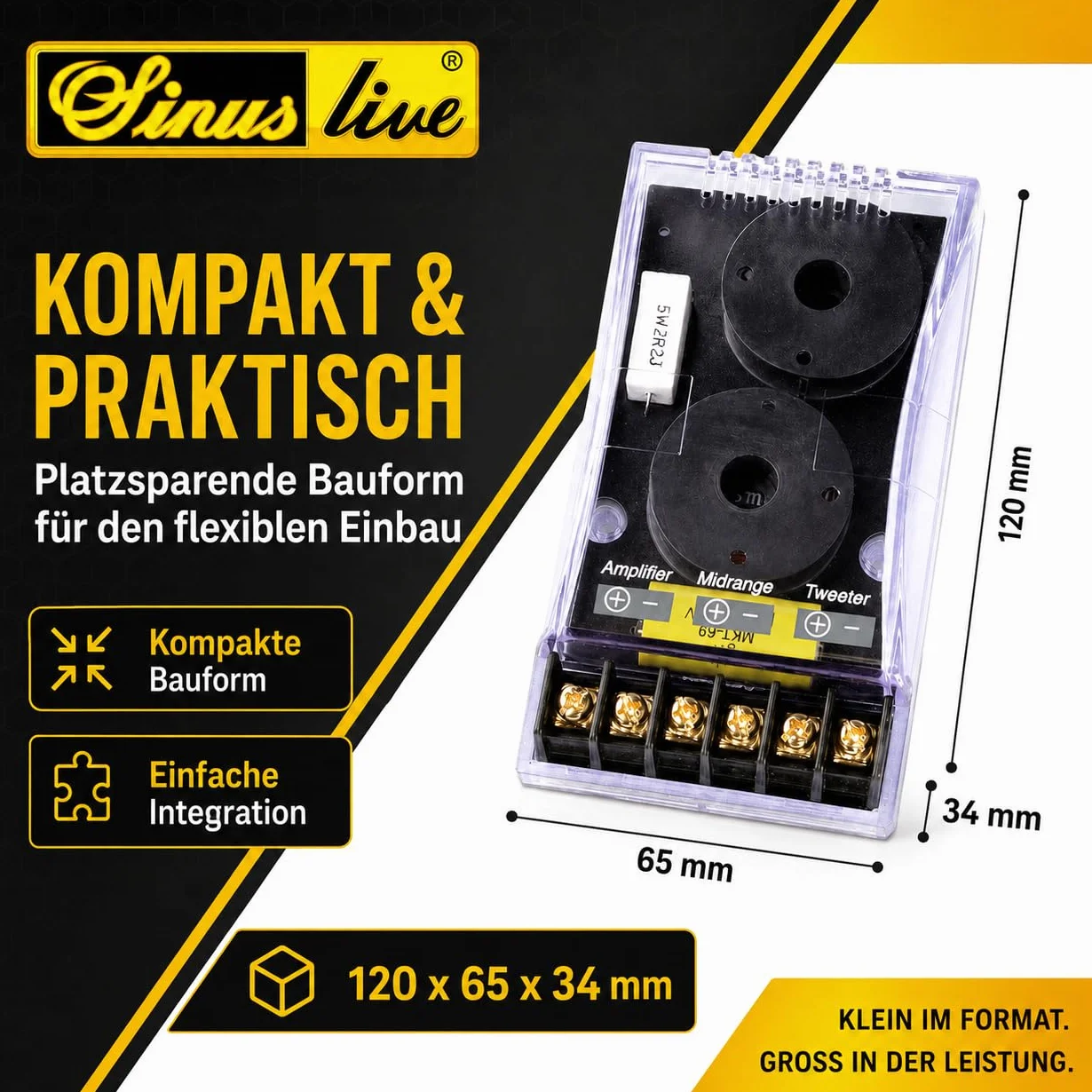 Sinuslive CR-235 2-drożny zwrotnica