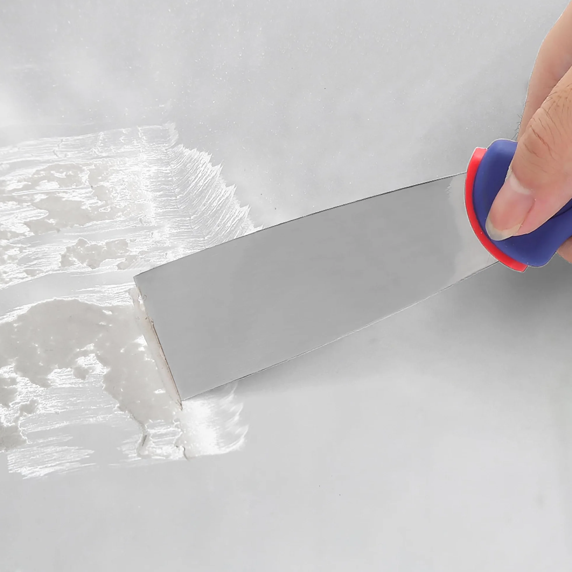 WORKPRO Malerspachtel Spachtel Set mit Kunststoffgriff aus Edelstahl Spachtel Palettenmesser Putty Knife zum Entfernen 38mm 76mm 100mm 150mm 4-teilig