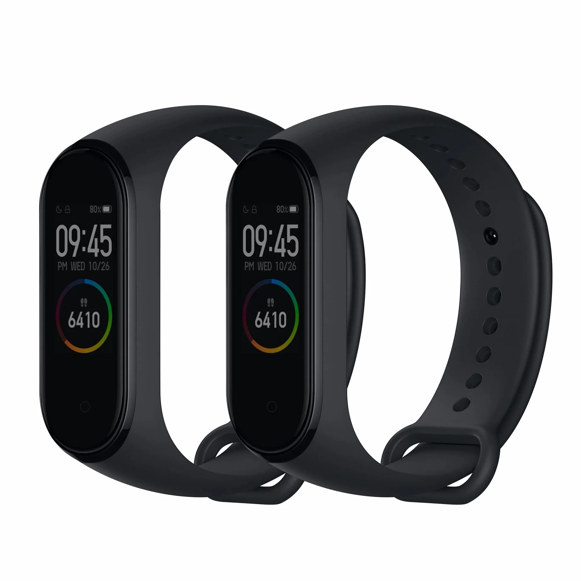 Xiaomi Mi Band 4 Opaska Sportowa Zestaw 2 szt. Termoplastyczny Poliuretan Silikon Czarny Szary