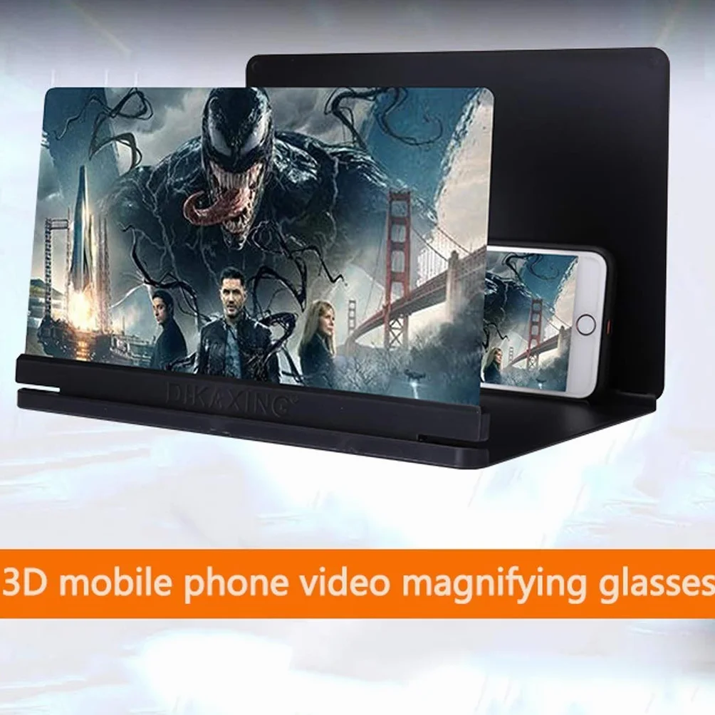 Lupa do ekranu 3D z głośnikami Bluetooth iPhone Xs XR X 8 8 Plus 7 7 Plus 6S Galaxy S9+ S9 S8