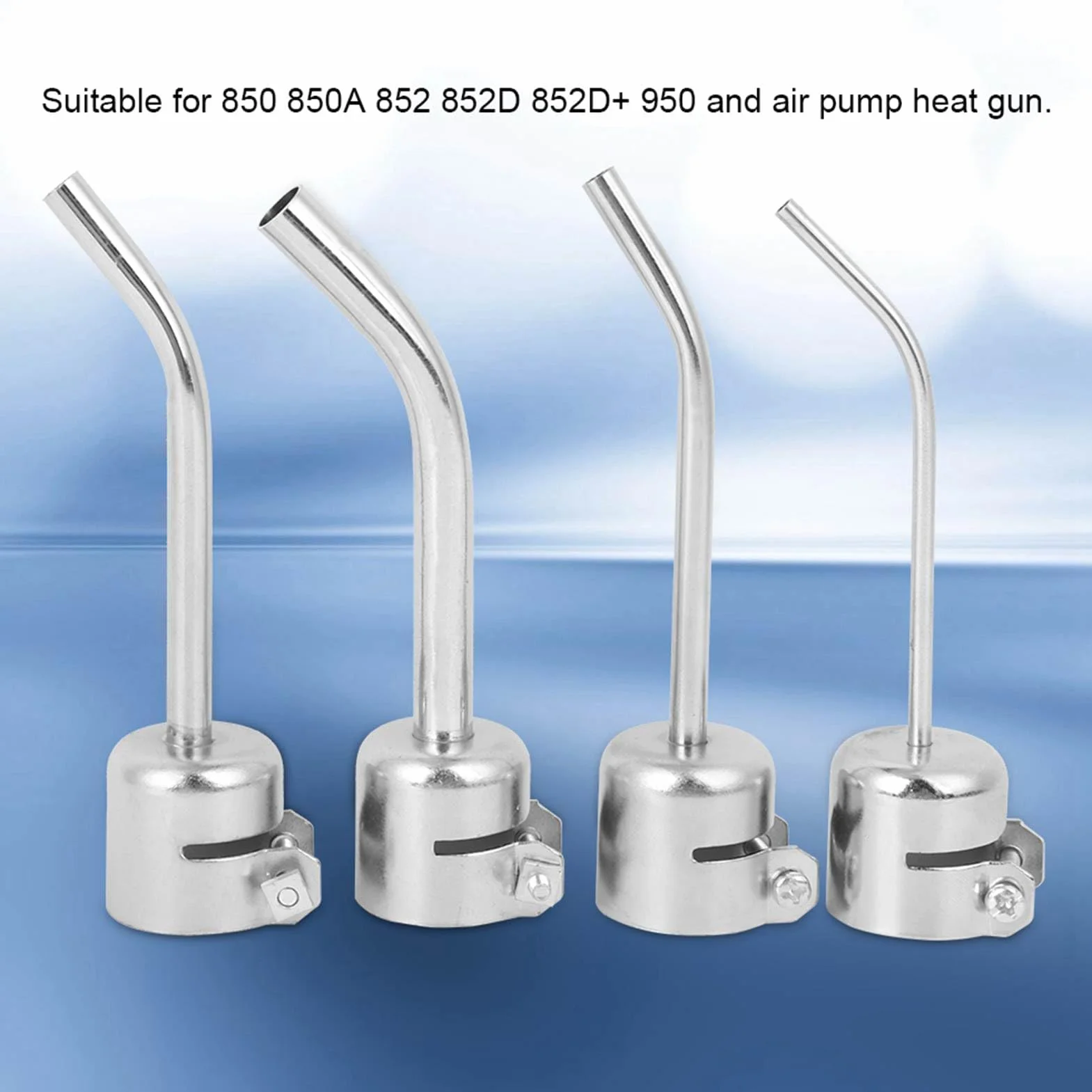 Dysza pistoletu na gorące powietrze przedłużona dysza łokciowa uniwersalne akcesoria do lutowania spawalniczego Stop aluminium do 850 850A 852 852D 852D + 950 pistolet na gorące powietrze