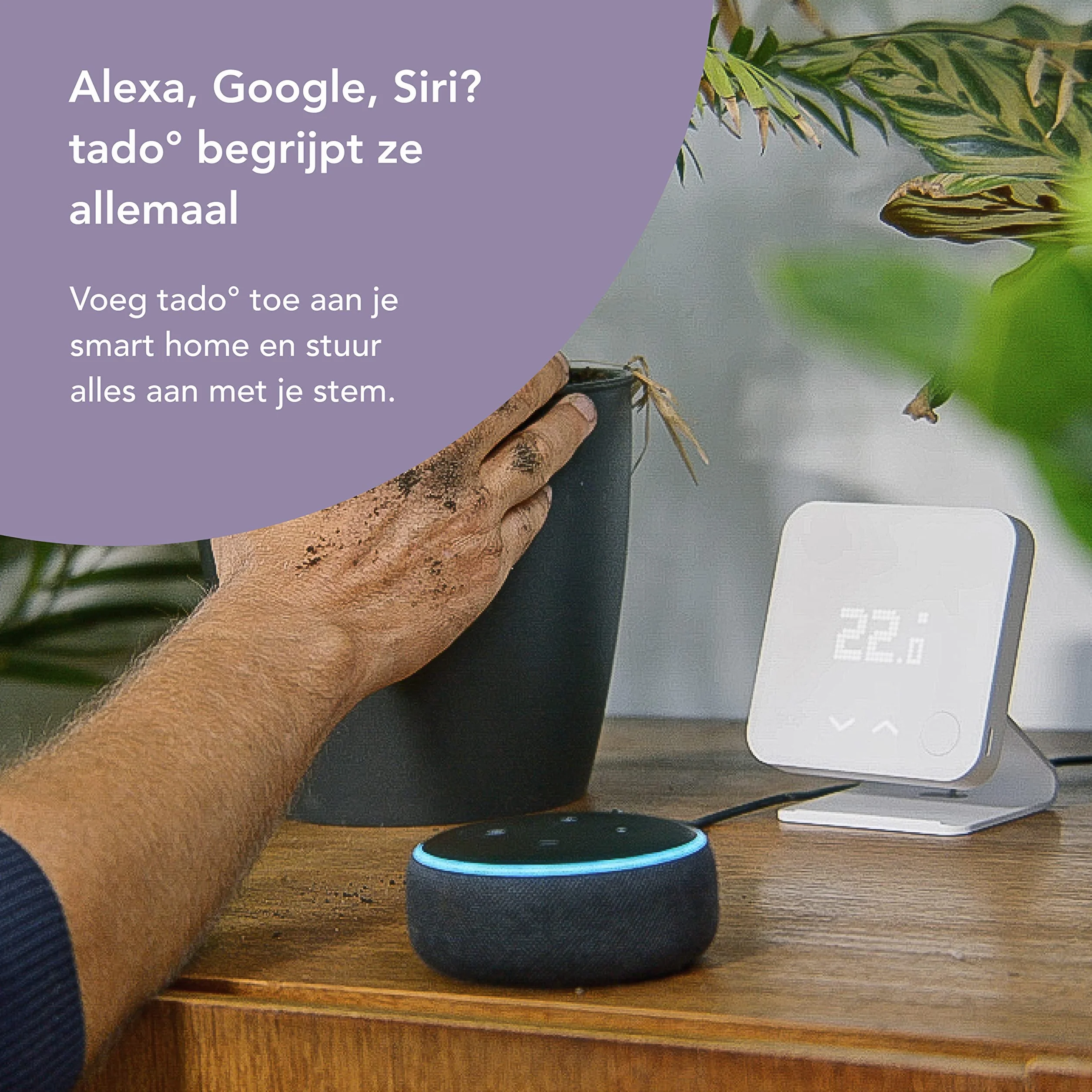 tado° Tête Thermostatique Connectée et Intelligente – Accessoire pour le contrôle multi-pièces, contrôle de chauffage intelligent, Installez par vous-même