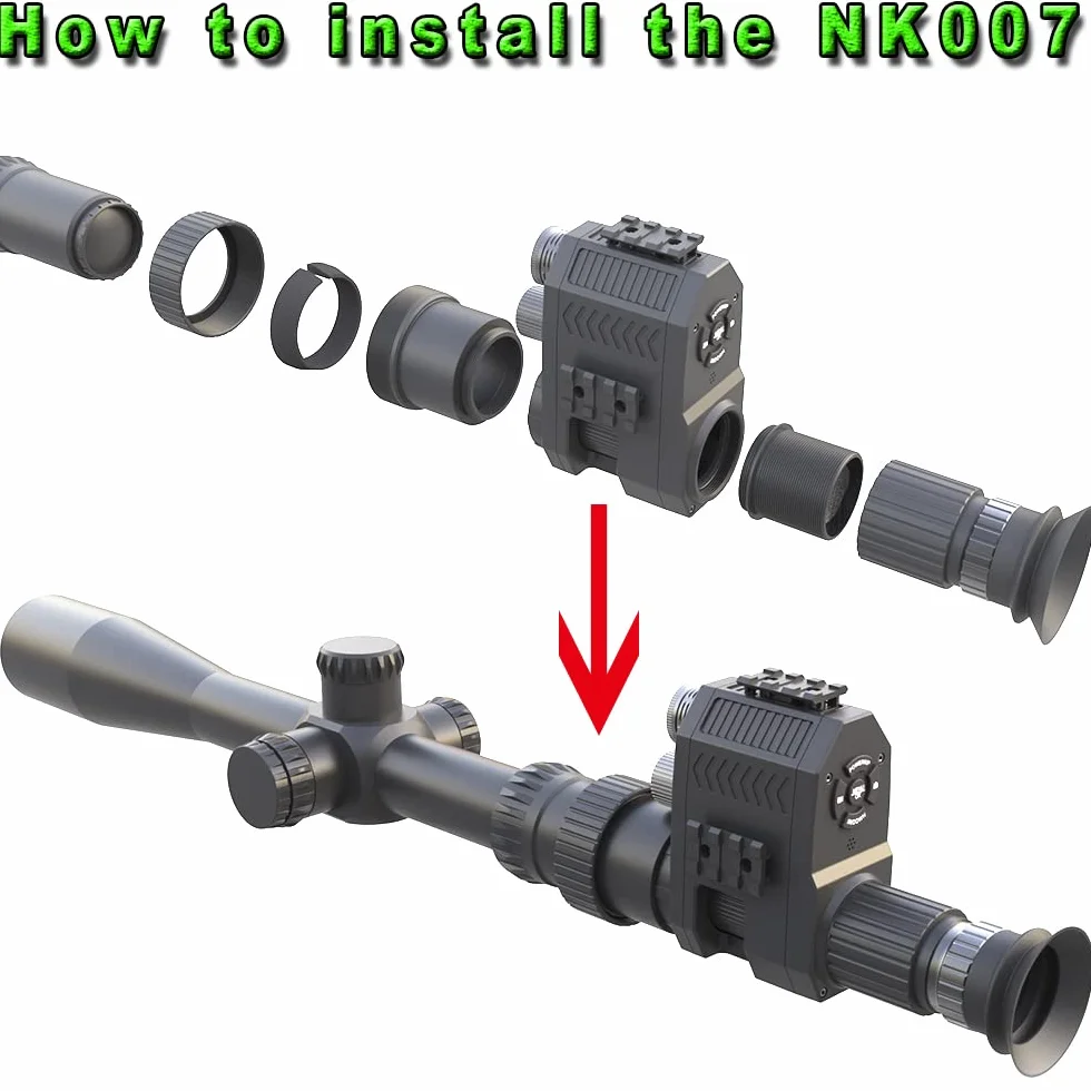 XiaoXIN Cyfrowy luneta noktowizyjna monokular 100-200 m kamera na podczerwień nagrywanie zdjęć wideo