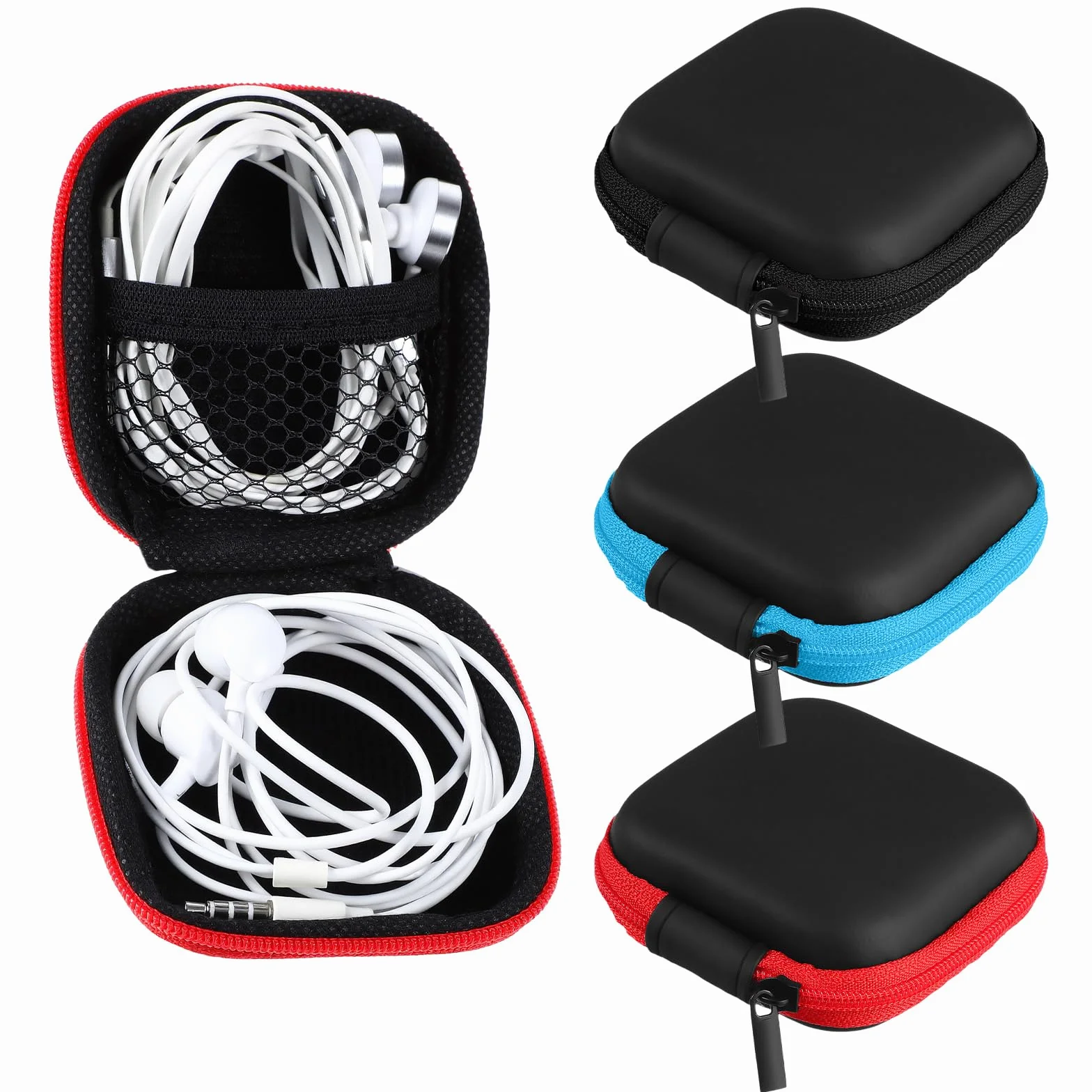 SHENLIU 3 sztuki etui ochronne do słuchawek dousznych Bluetooth