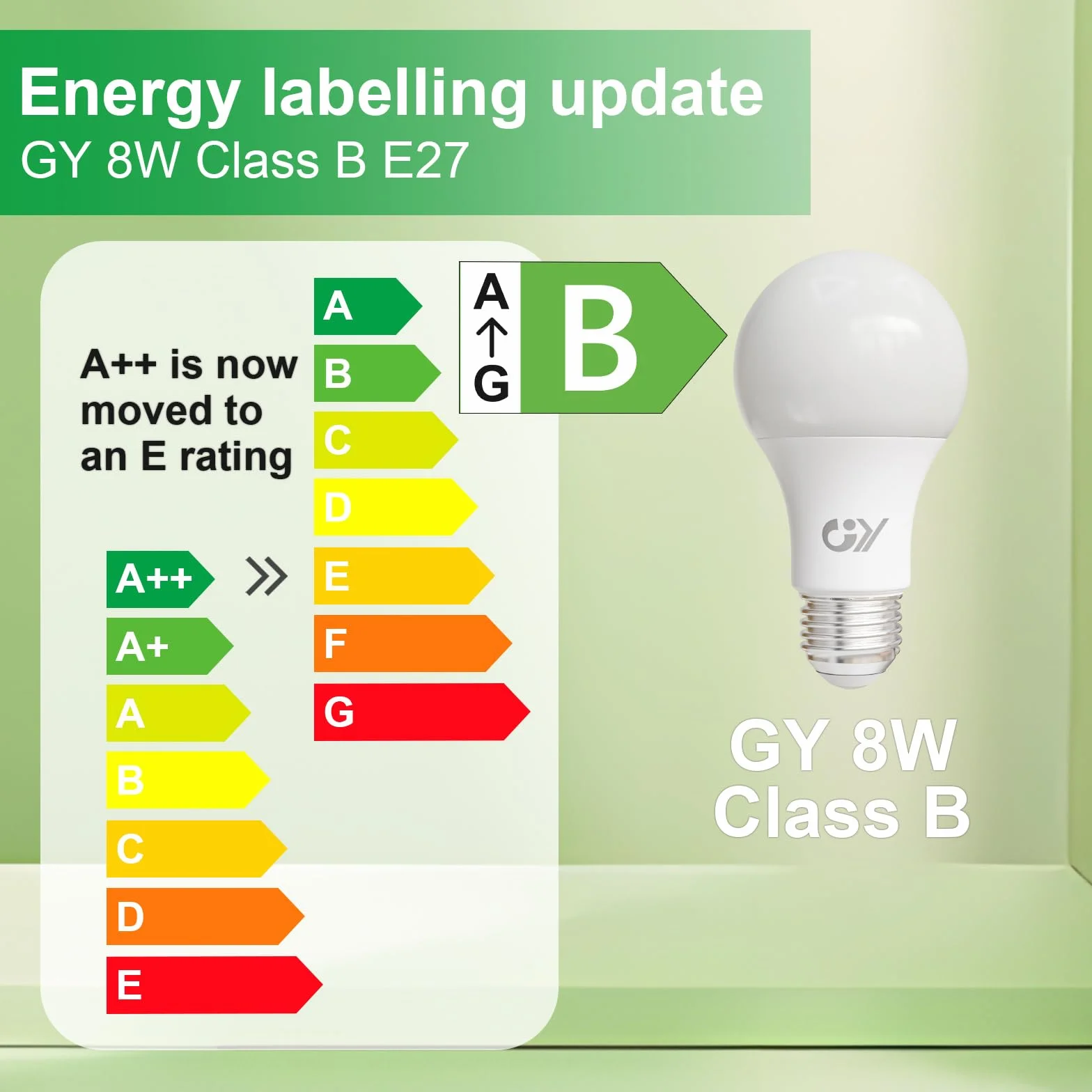 GY A60 8 W 3000 K 6 szt