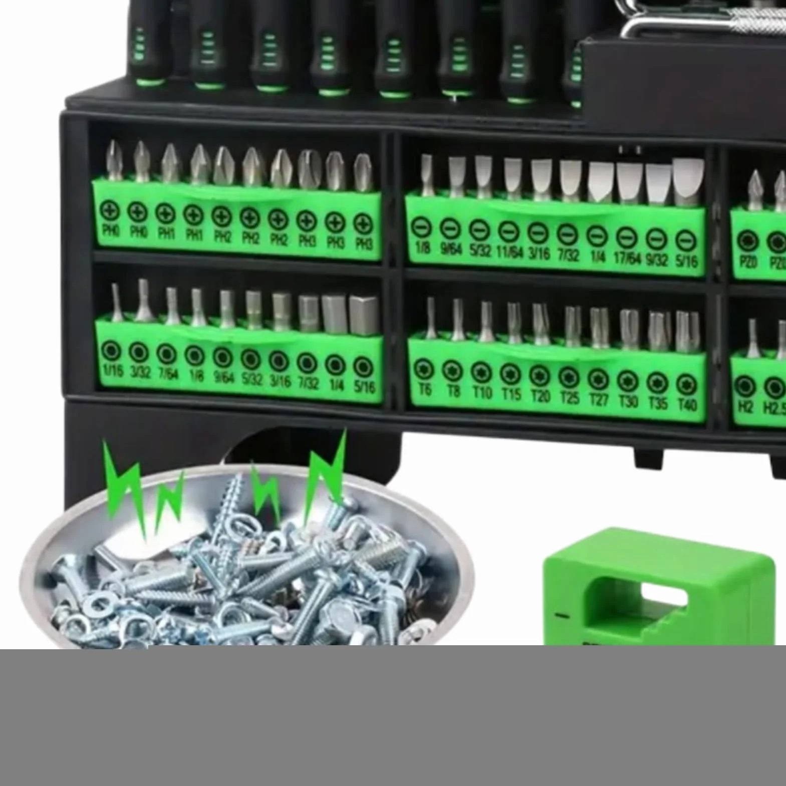 Zestawy Bitów Do Wkrętaków Przenośny Silnie Magnetyczny | Precyzyjny Zestaw Wkrętaków Magnetyczny Do Napraw Domowych Produkcji Przemysłowej Instalacji Elektrycznych i Napraw Dla