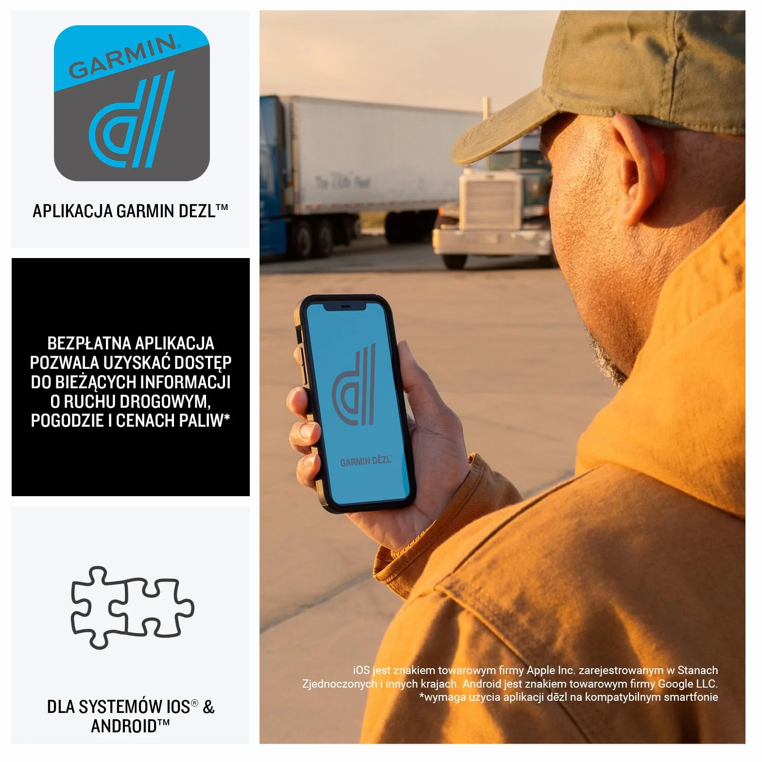 Garmin dēzl LGV1020 Nawigacja GPS 10" Mapy Europy