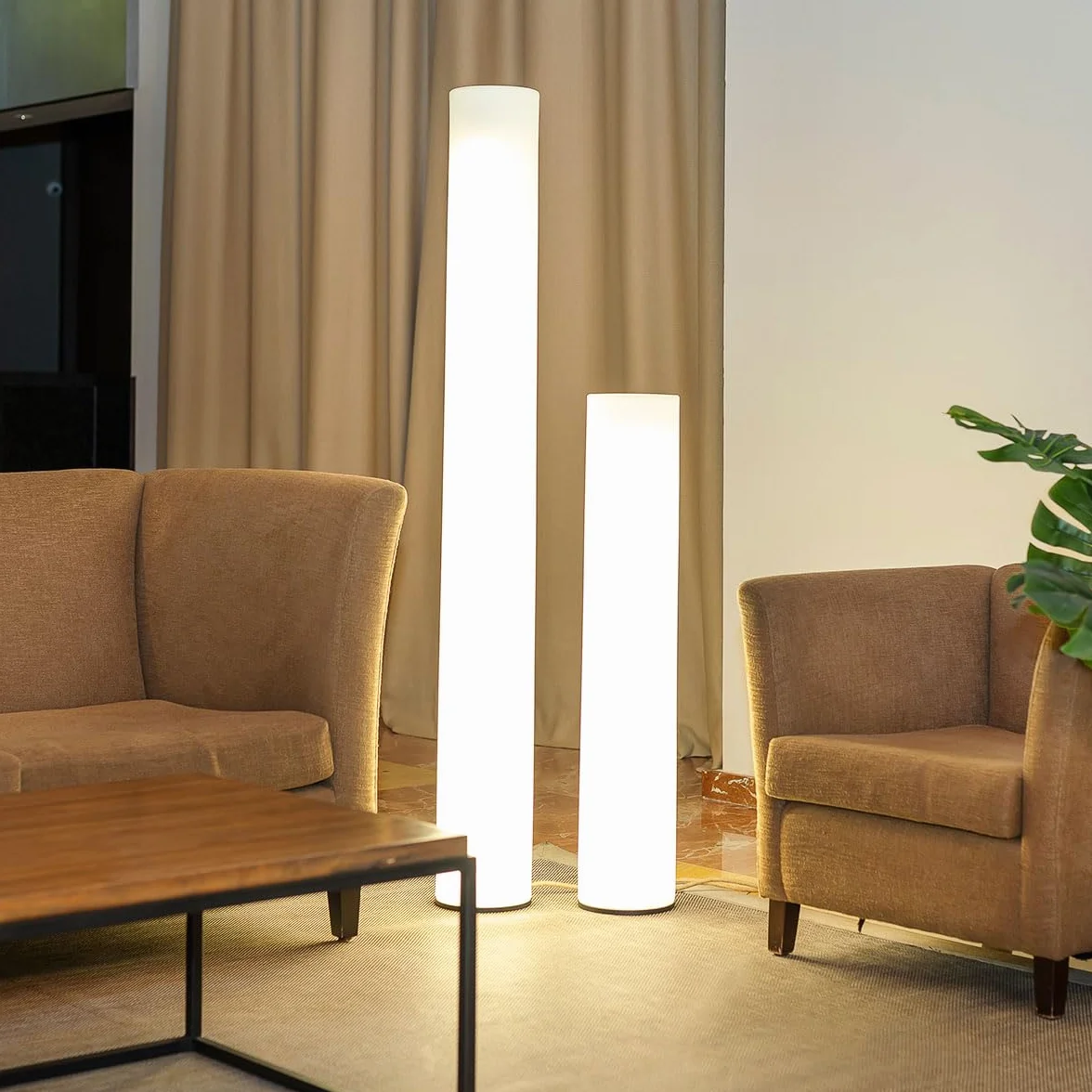 Lampa stojąca, MOOVERE kolumna lampa podłogowa 100cm IN&OUT światło białe