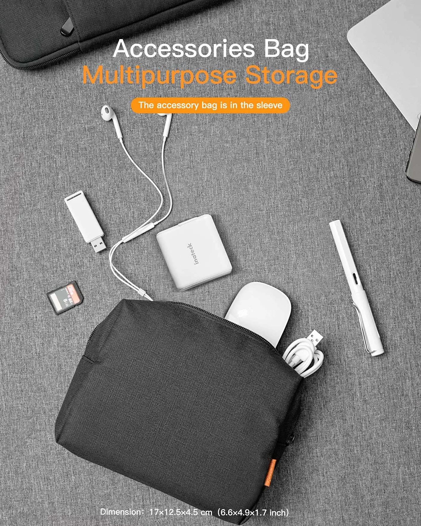 Inateck Etui Ochronne na Laptopa Kompatybilne z MacBook Pro 16" 2019-2021, Surface Book 2, XPS 15