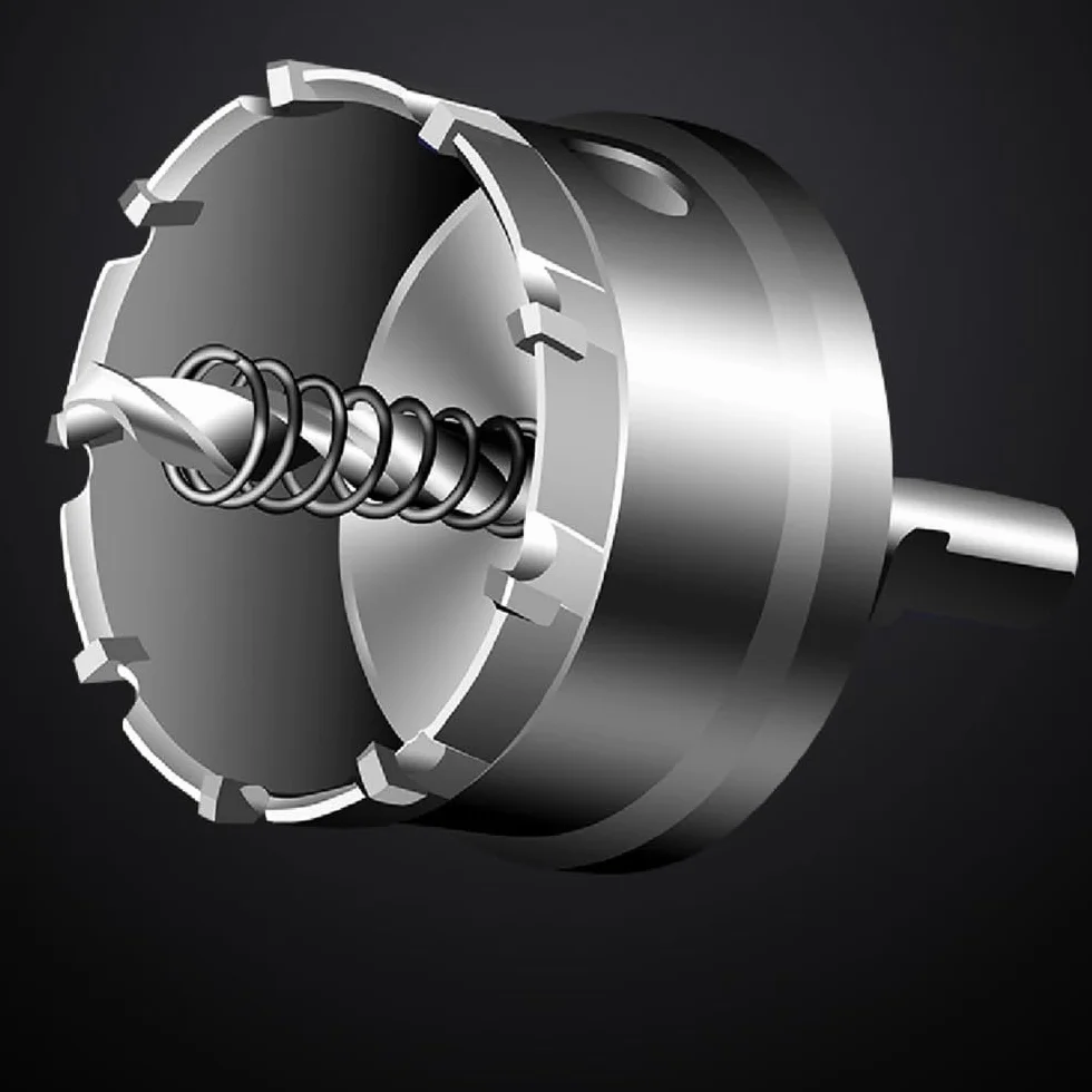 16-80mm Otwornica TCT Wiertła z węglika wolframu Frez kobaltowy Płyta ze stali nierdzewnej Żelazo Metal Wiercenie Cięcie, 45mm, 1szt, Chiny