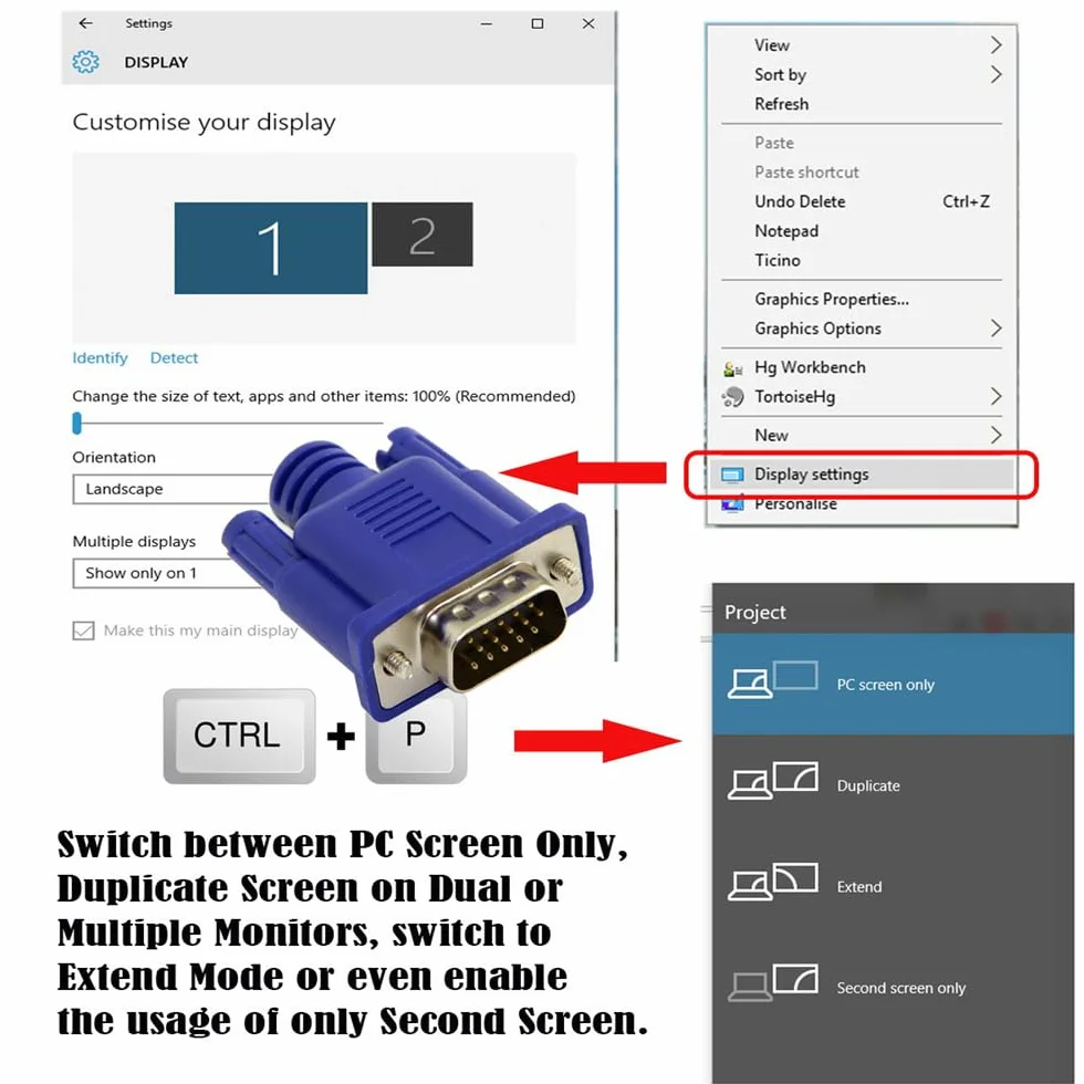 Wirtualny adapter wyświetlacza VGA RGB monitor atrapa wtyczka bez głowy emulator wyświetlacza ducha 1920 x 1080p przy 60 Hz
