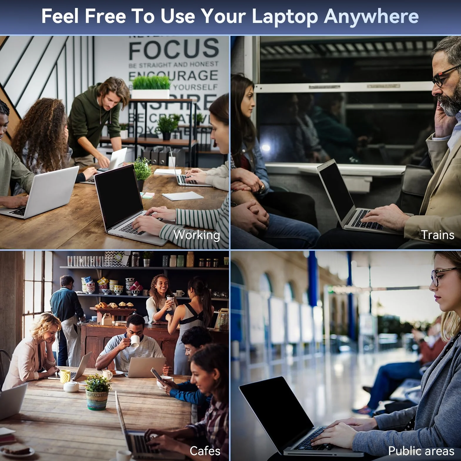 Filtr prywatności do ekranu laptopa 14 cali 16:9 kompatybilny HP Dell Acer Lenovo Thinkpad Samsung ASUS Sony