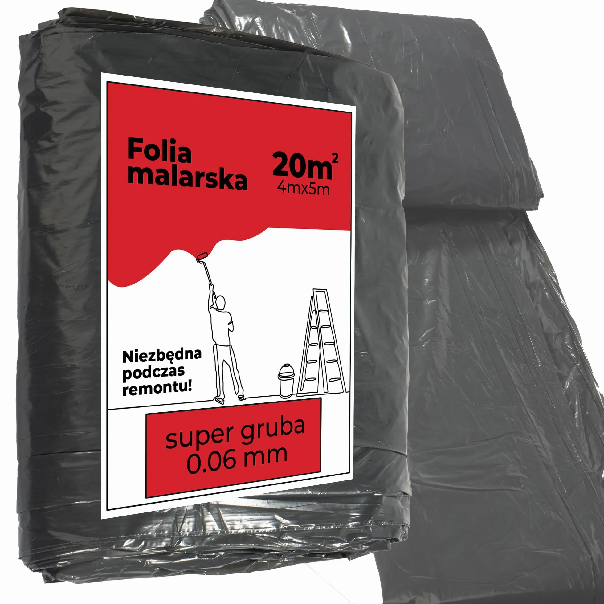 Folia Malarska Mocna 4X5M 0,3 60My