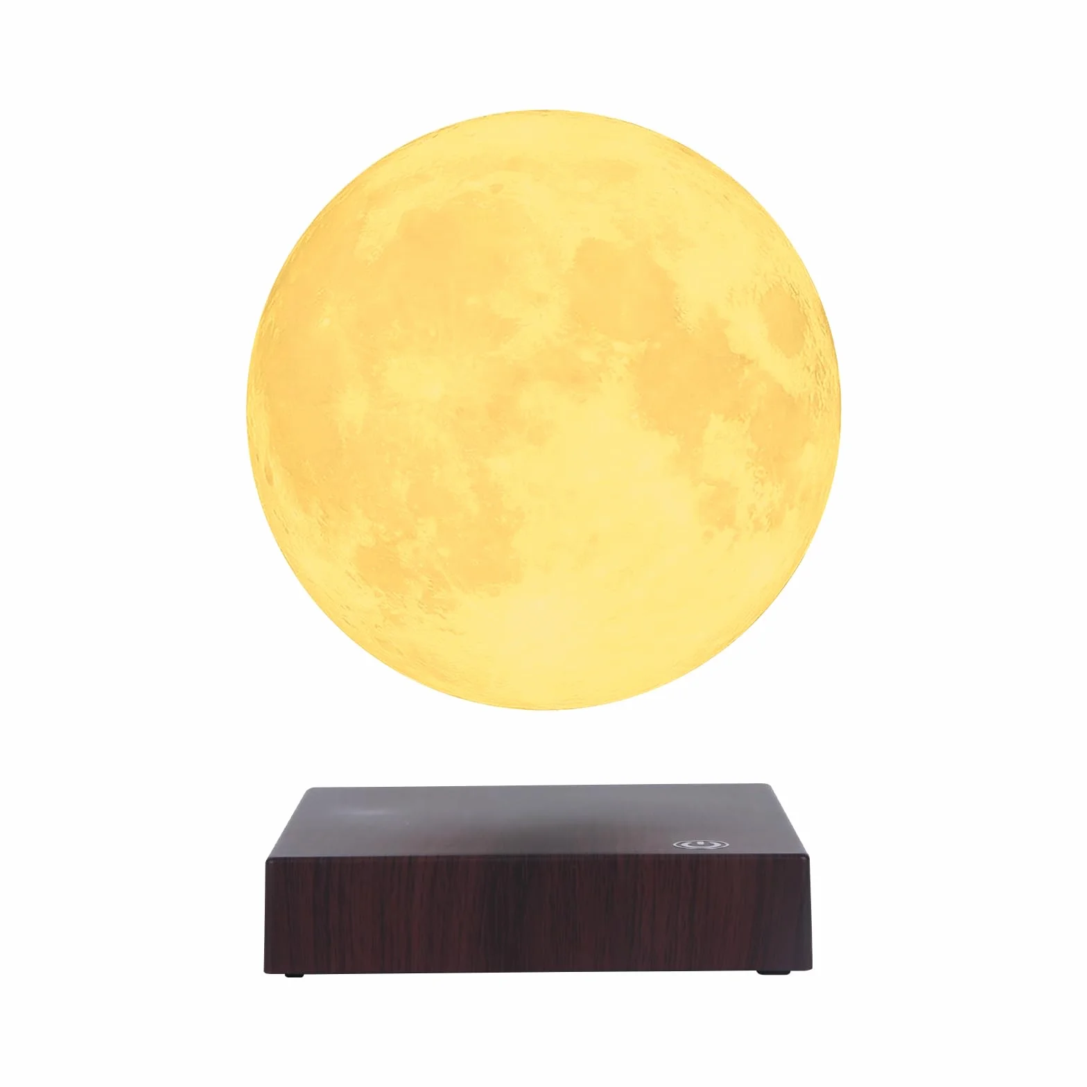Pływająca Lampa Księżycowa - 16 Kolorów, 20 Modeli, Lewitująca i Obracająca Się Swobodnie, Magnetyczna z Pilotem - Prezent i Dekoracja do Biura