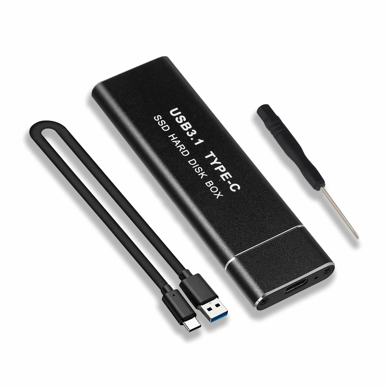 Obudowa NVMe SSD USB C 3.1 Gen2 10 Gbps PCIe M.2 2230/2242/2260/2280 M-Key UASP-M2PV