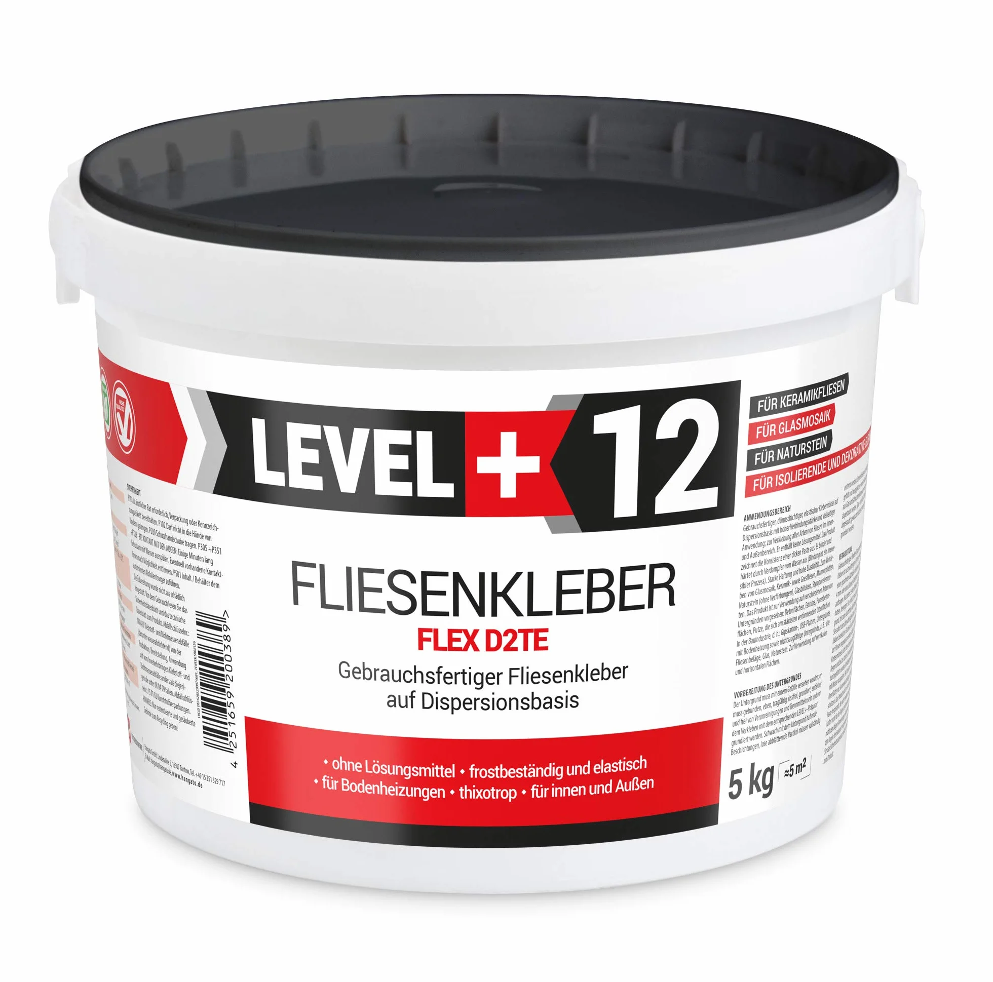 Klej do płytek Gotowy 5kg Szpachla zębata 5x5mm