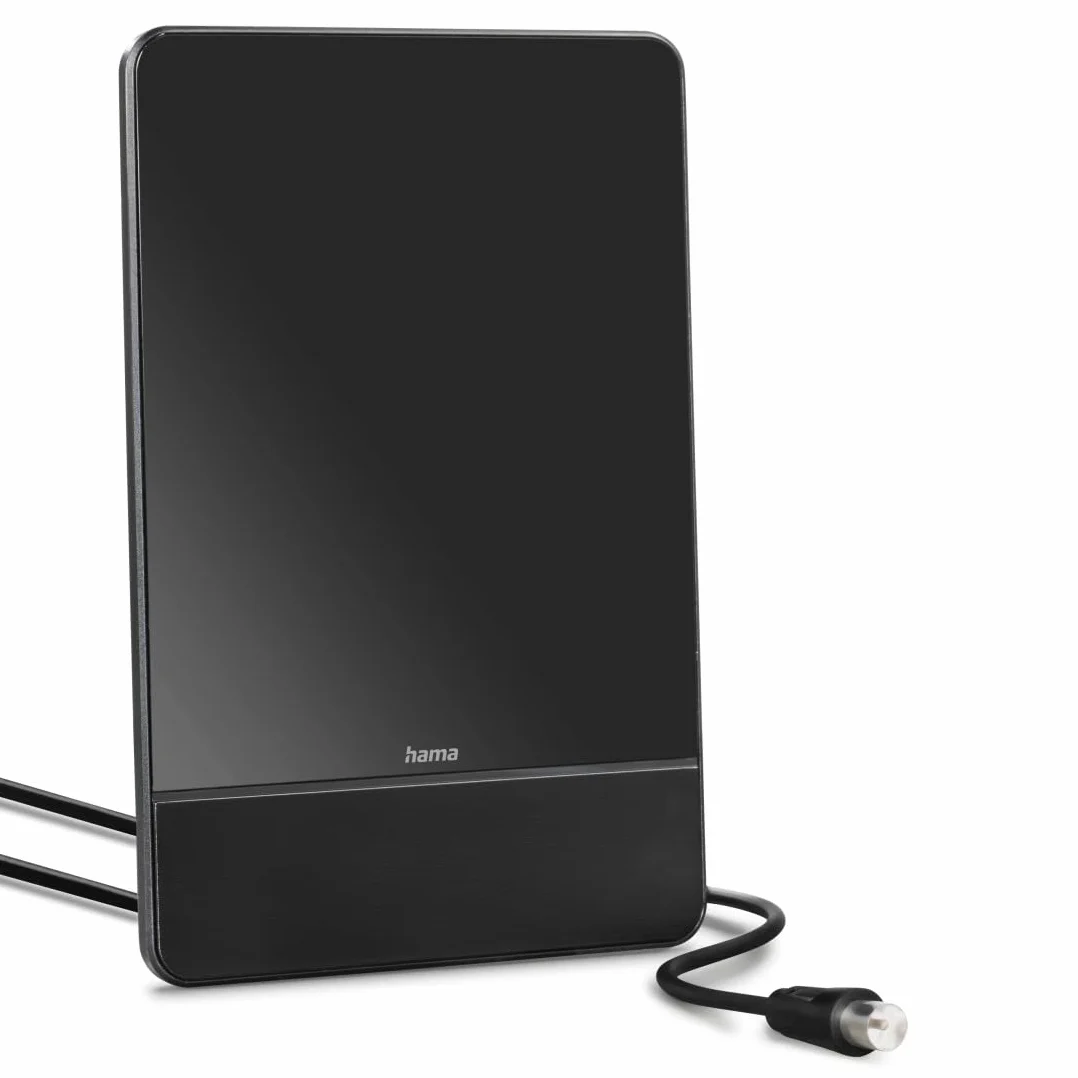 Hama Antena pokojowa DVB-T2 aktywna 5G LTE płaska czarna