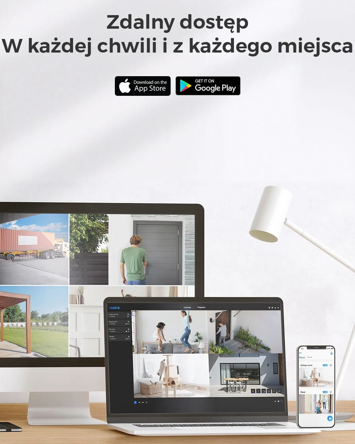 Reolink Kamera 5MP PoE z Wykrywaniem Ludzi/Pojazdów, Noktowizorem, Wodoodporną Zewnętrzną Kamerą Bezpieczeństwa, Upływ Czasu, Nagrywaniem Dźwięku, Gniazdem Karty microSD, 2-Pak RLC-520A