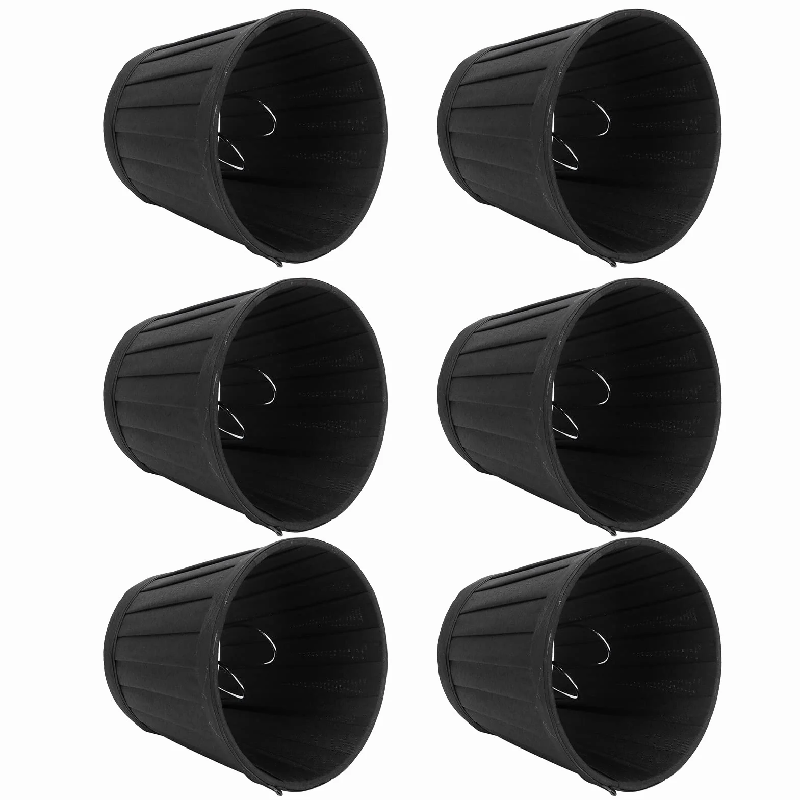 Qcwwy Abażury do żyrandoli Mały Abażur do Lampy 6 szt. Domowy Nowoczesny Abażur z Klipsem E14 Mini Baryłkę Abażury Zamiennik żyrandola Podłoga Ściana Lampka Nocna Osłona
