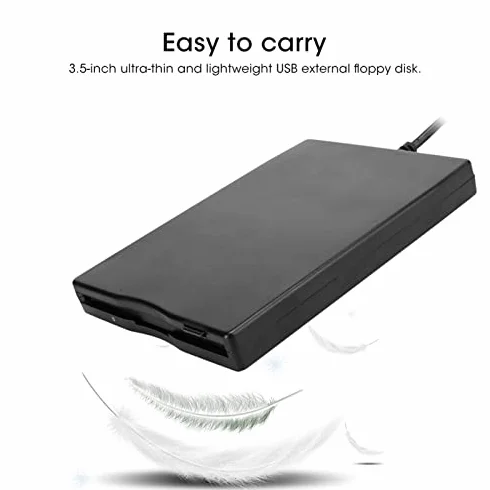 Przenośny Czytnik Dyskietek USB 3,5 Cala, Zewnętrzna Stacja Dyskietek do Laptopa